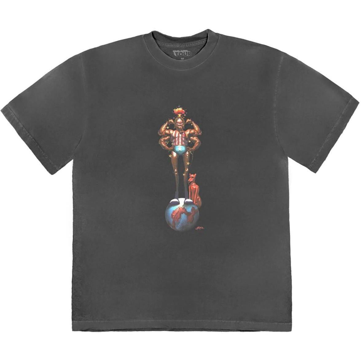 Travis Scott Utopia Is In Miami Circus Maximus Tee Black