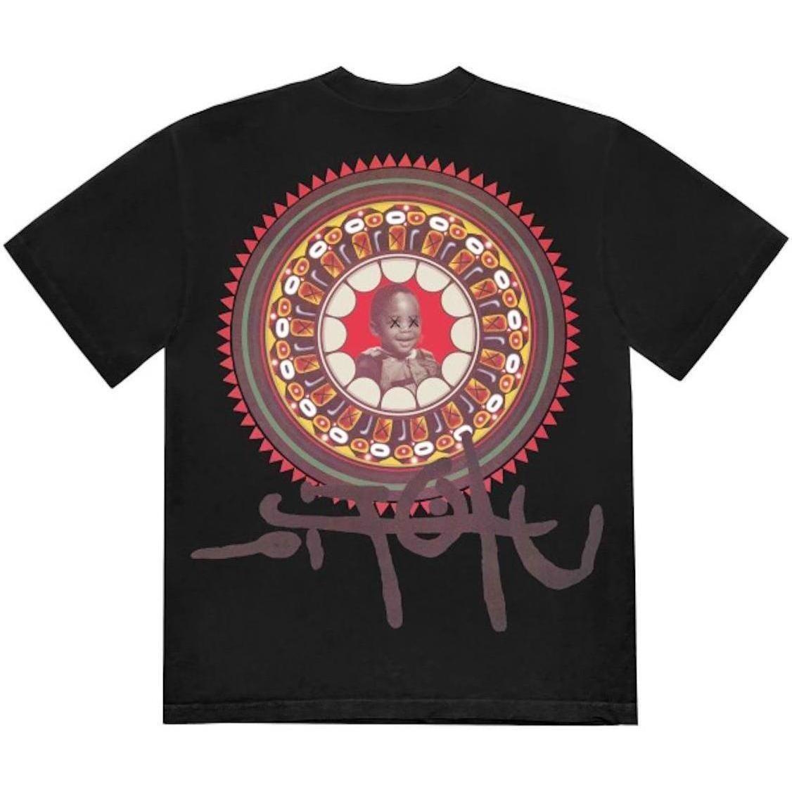 Travis Scott x KAWS Utopia II Tee Black