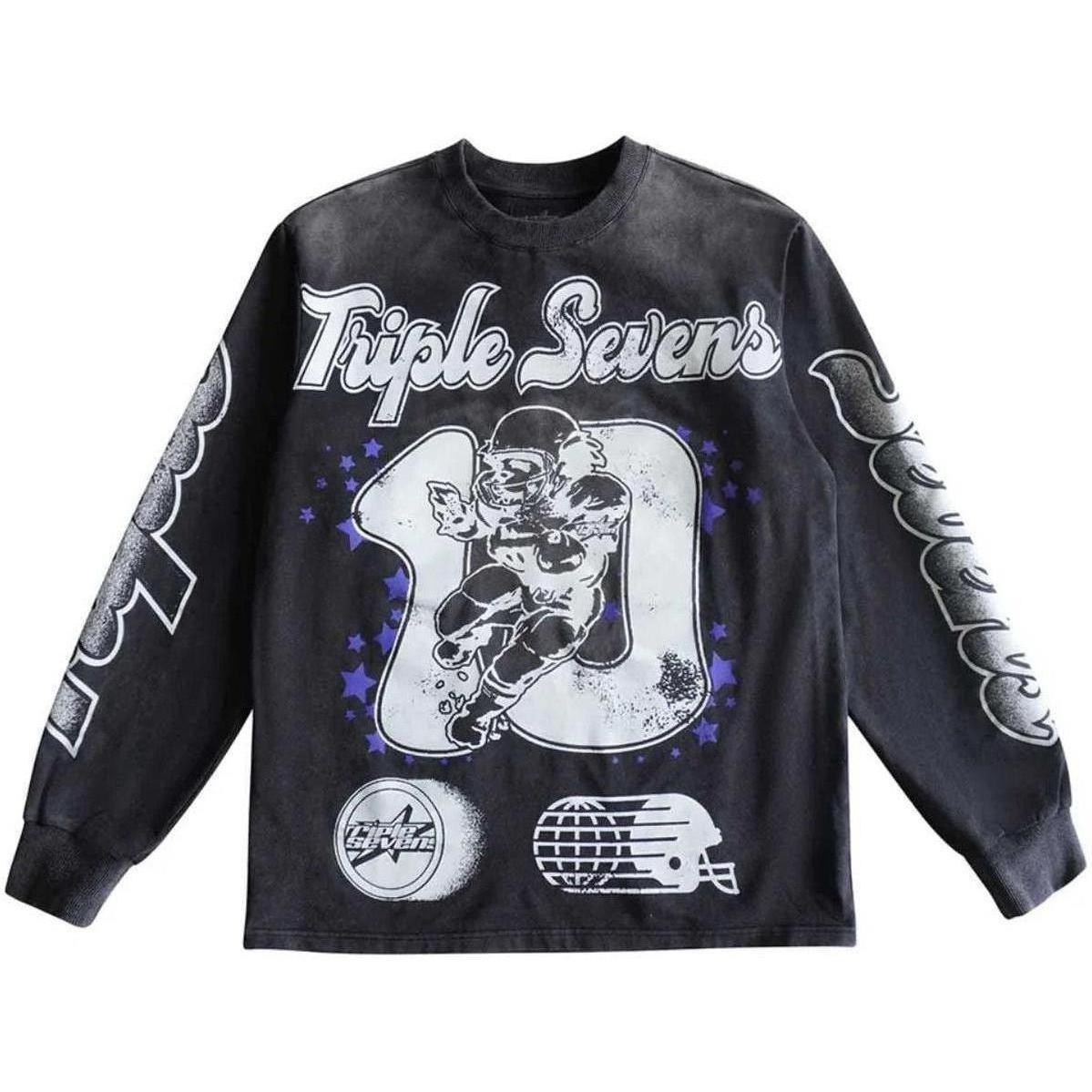 Triple Sevens All Star Long Sleeve Tee Black