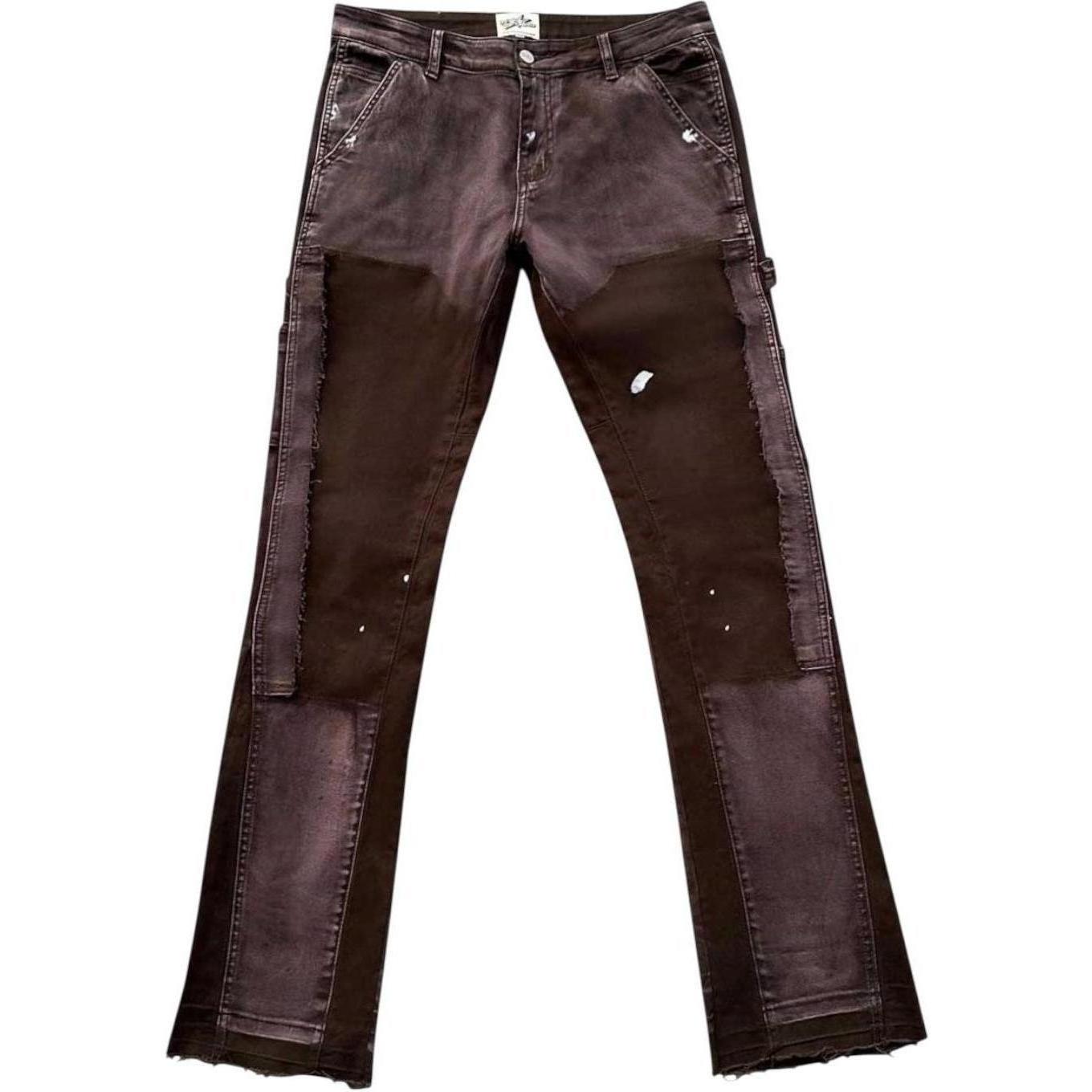 Triple Sevens Denim Jeans Brown