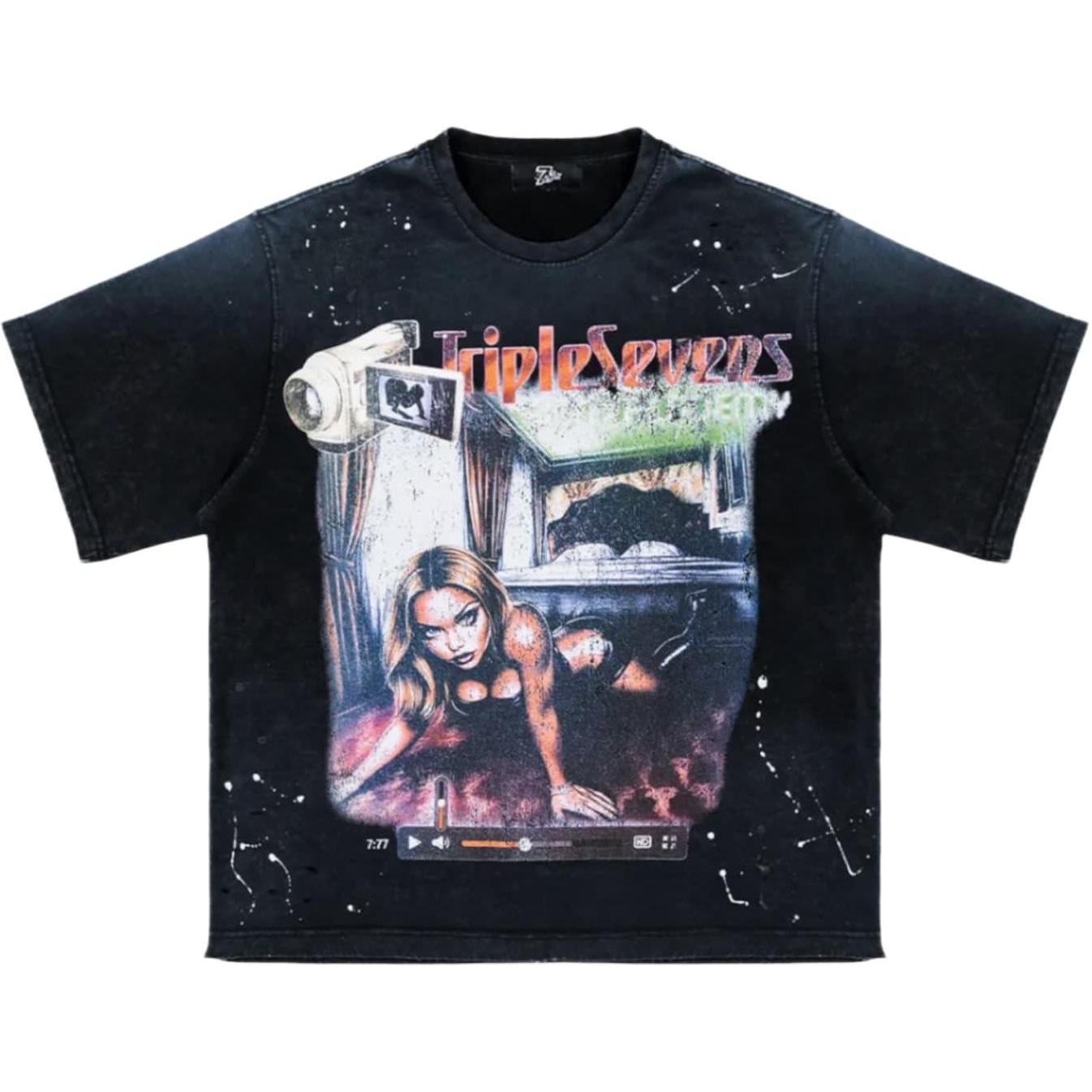 Triple Sevens Filmstar Tee Black
