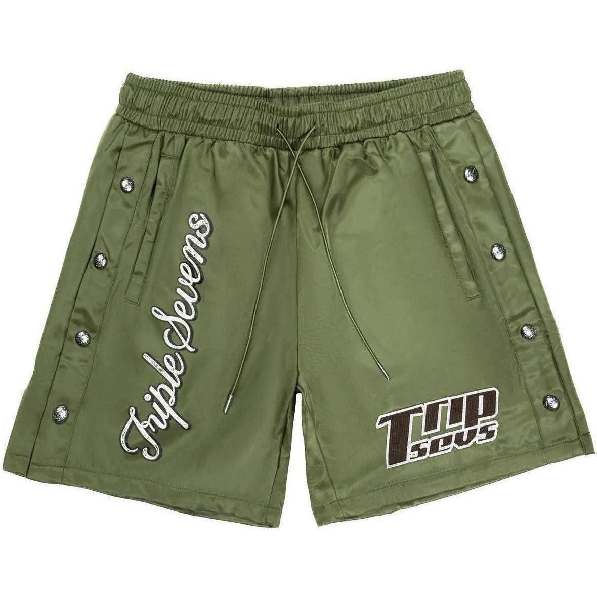 Triple Sevens Nylon Shorts Green