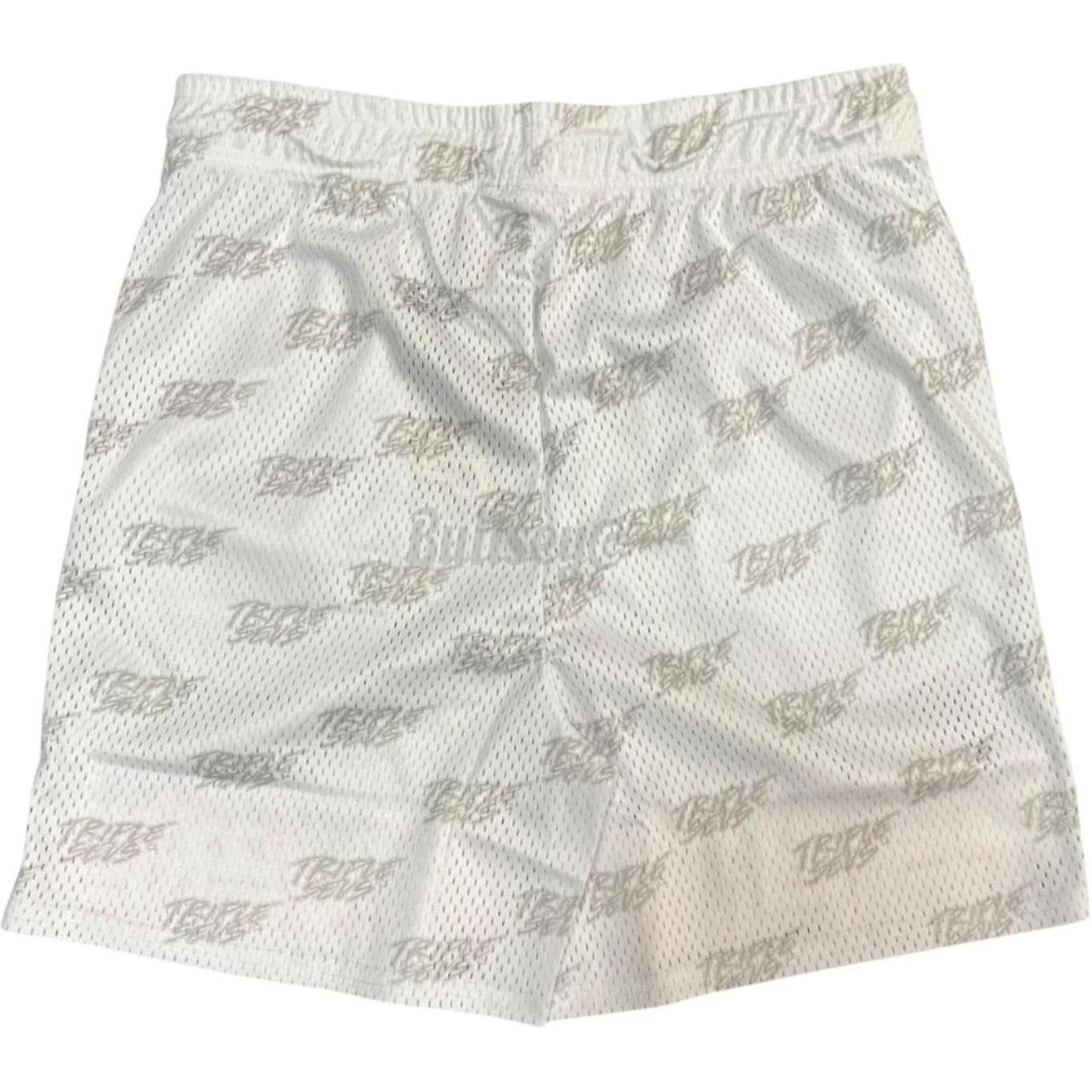 Triple Sevens White Mesh Shorts