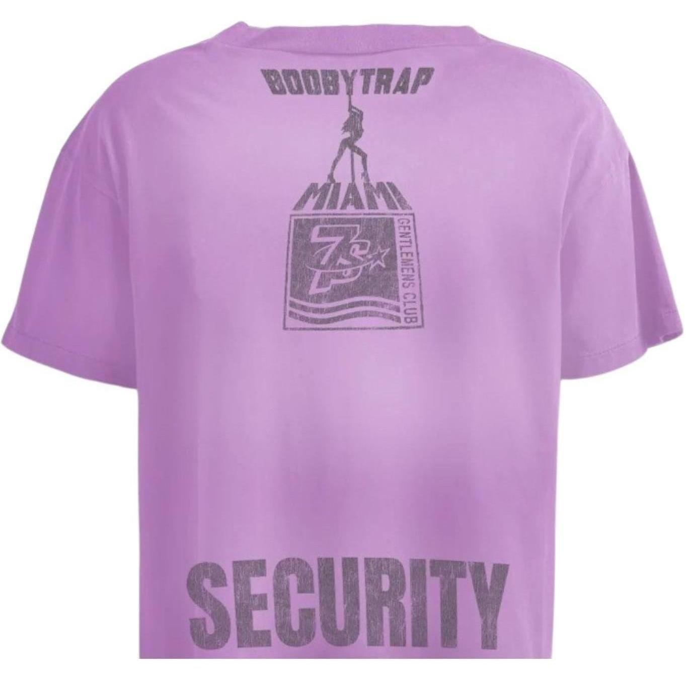 Triple Sevens x Booby Trap Security T-Shirt Purple