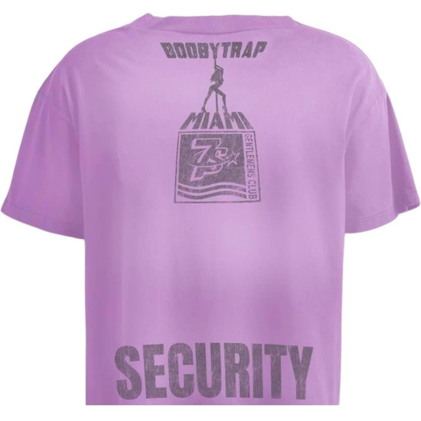 Triple Sevens x Booby Trap Security T-Shirt Purple