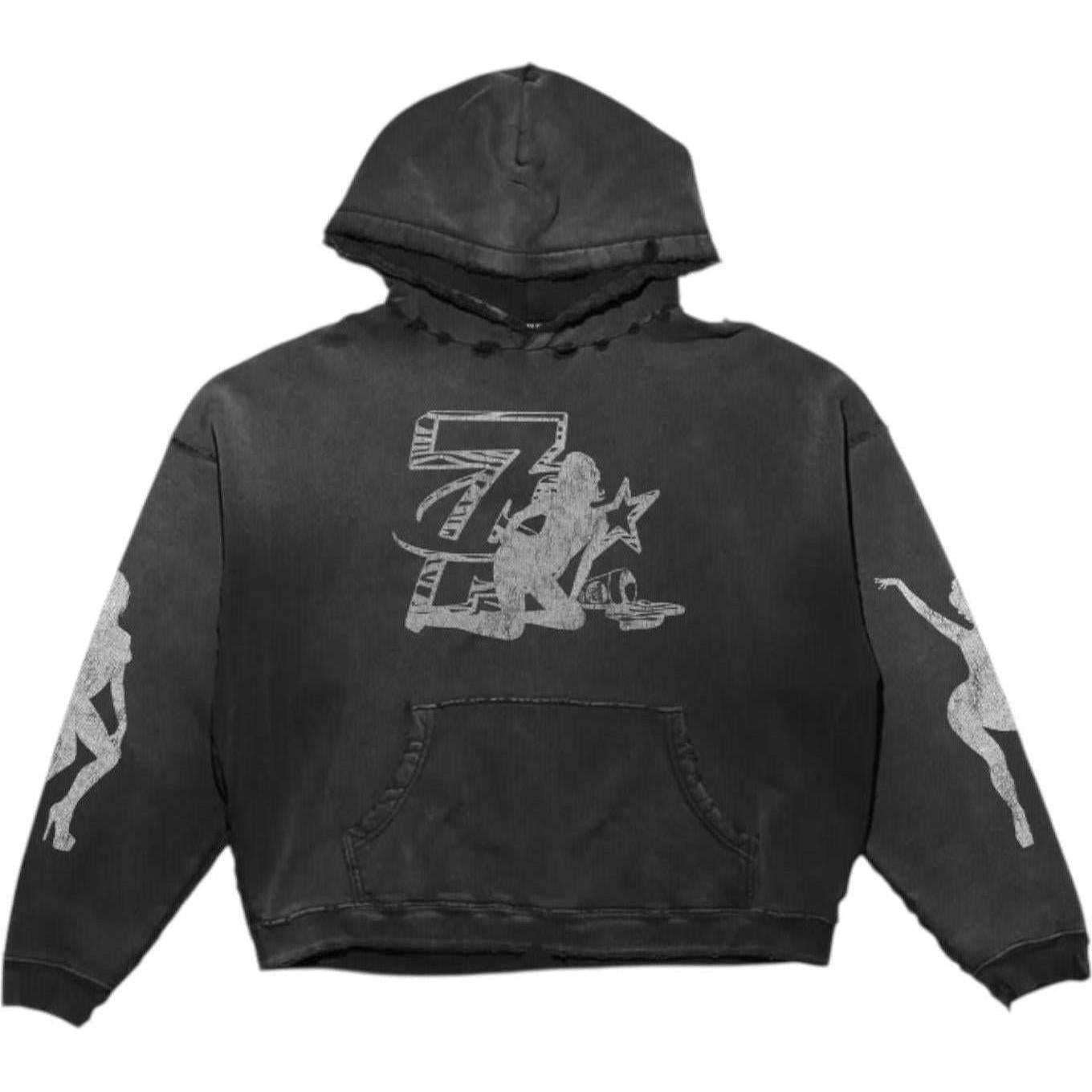 Triple Sevens x Booby Trap Trap Hoodie Black