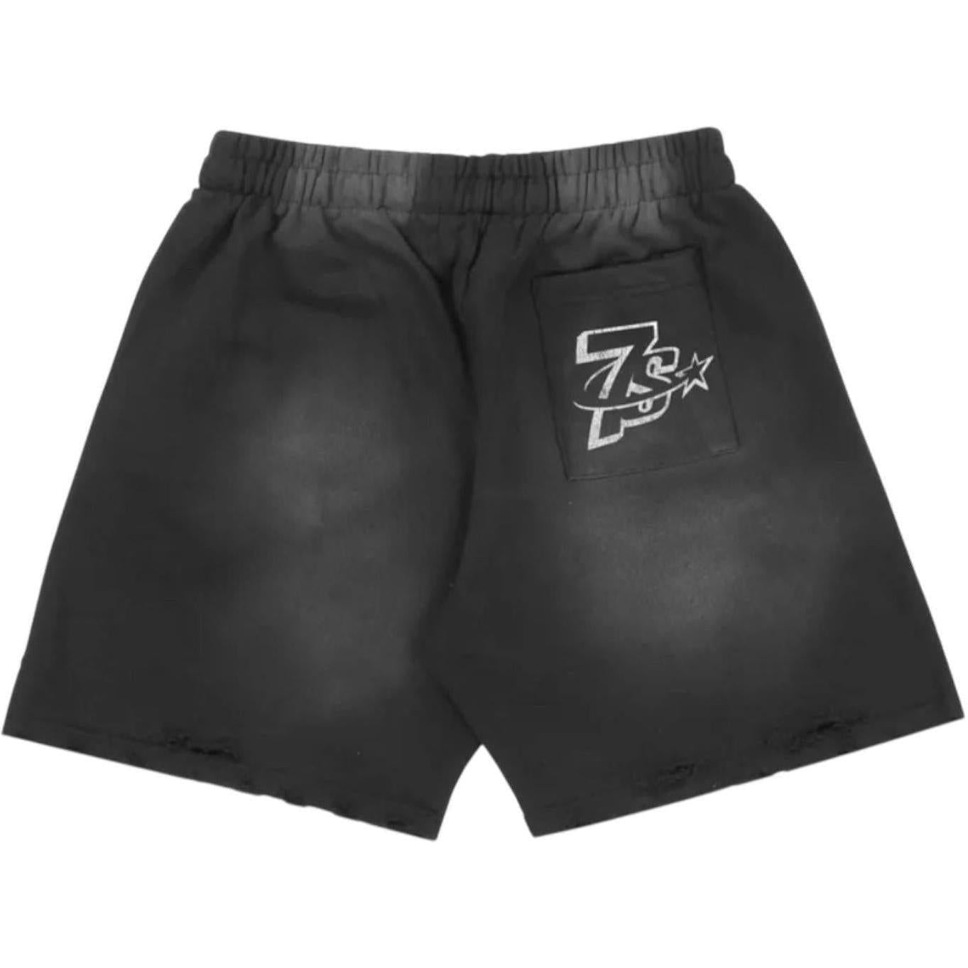 Triple Sevens x Booby Trap Trap Shorts Black