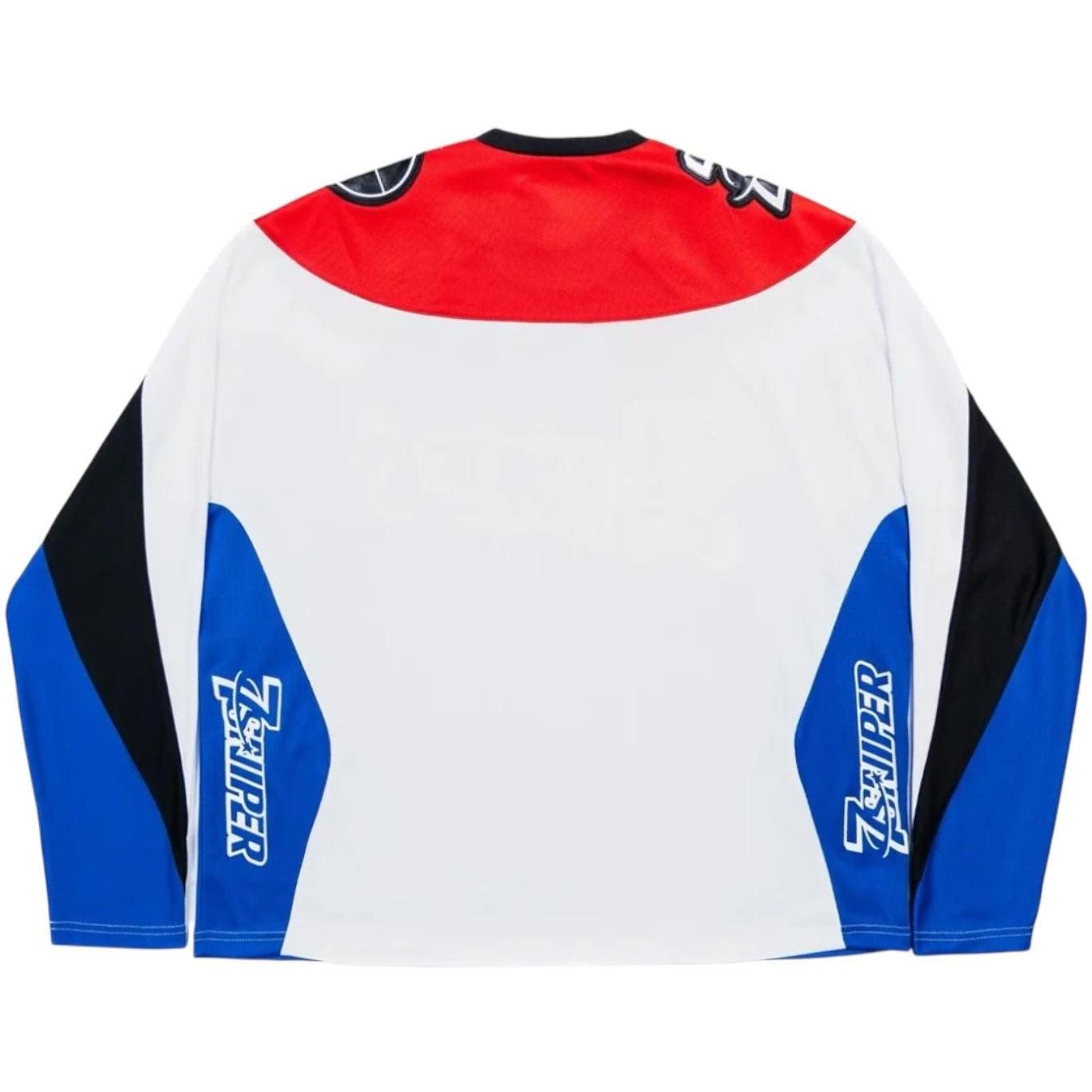 Triple Sevens x Sniper Gang Moto Jersey Blue