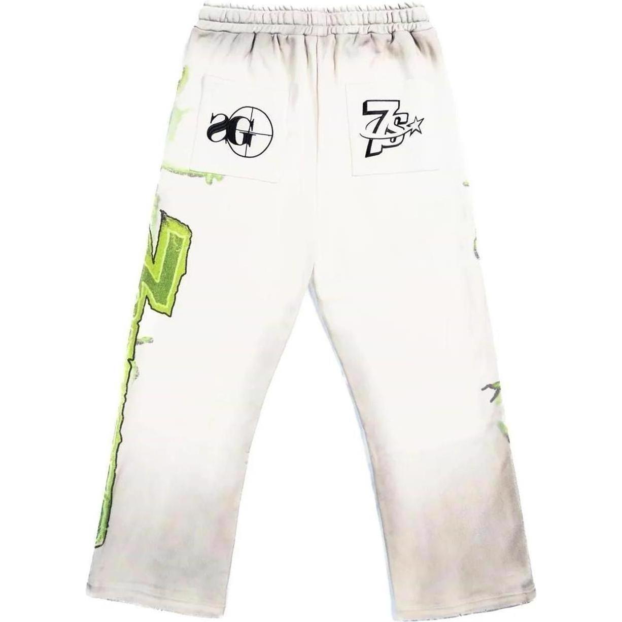 Triple Sevens x Sniper Gang Vulture Sweatpants Cream