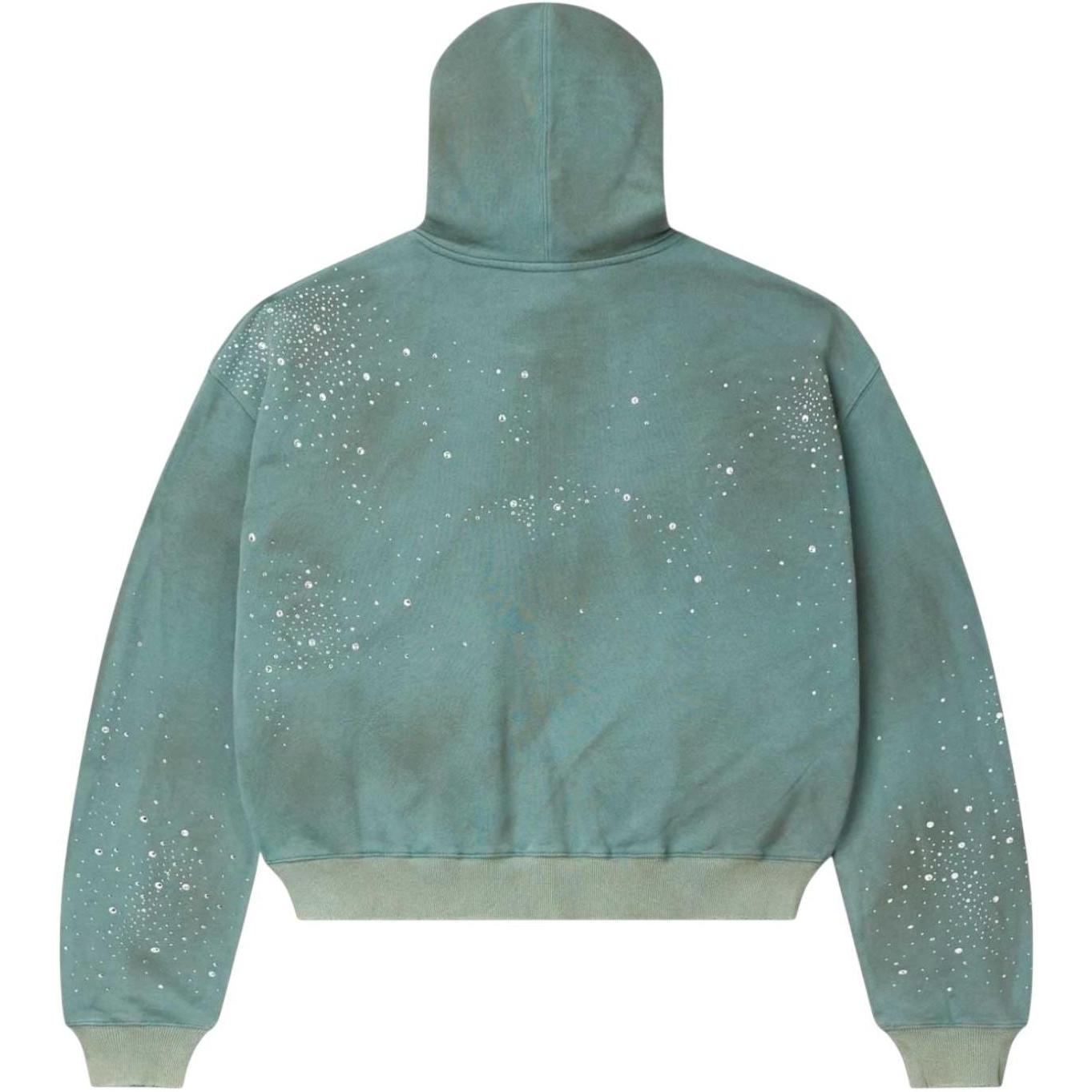 Vale Forever Bank Zip Up Hoodie Green