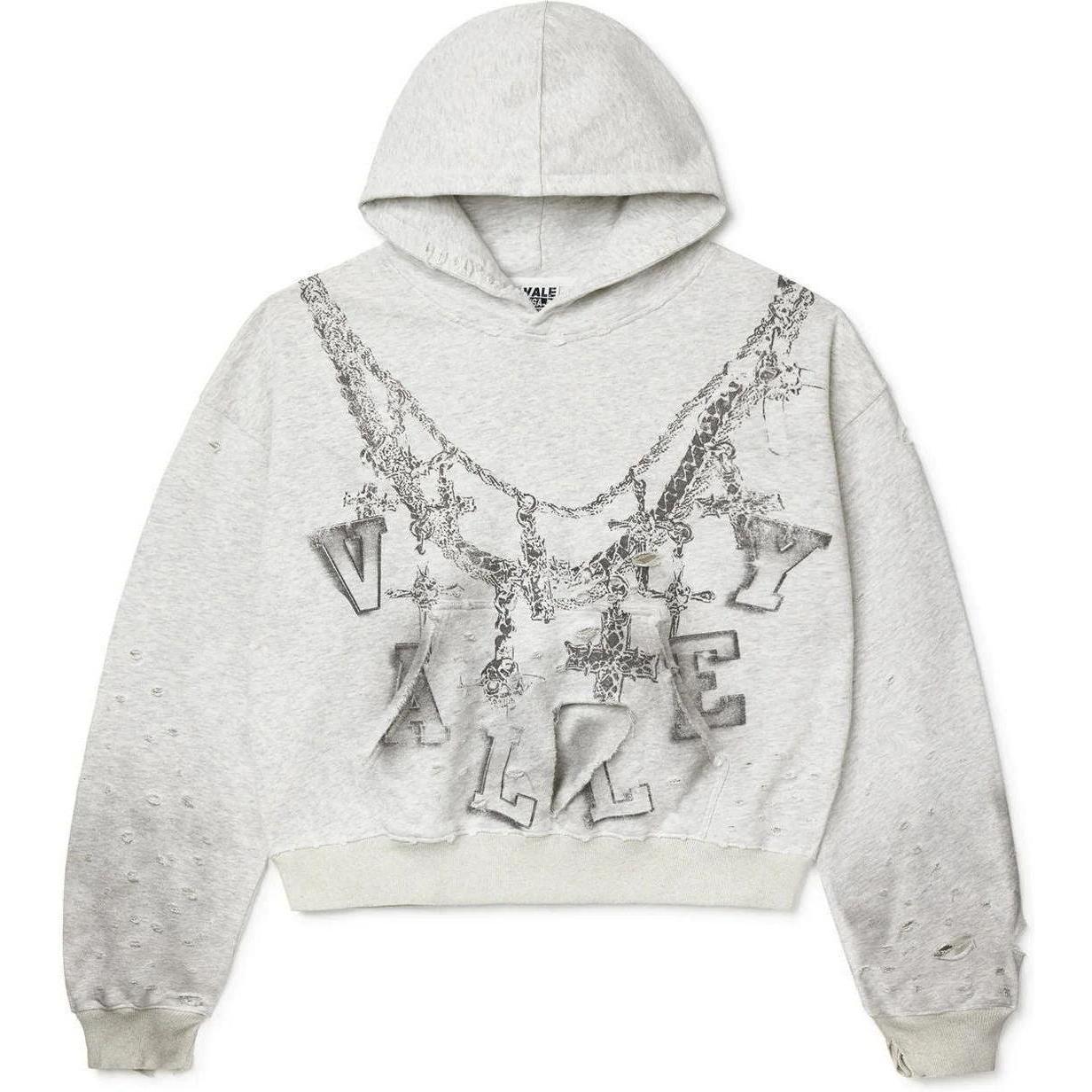 Vale Forever Big Chain Hoodie Grey
