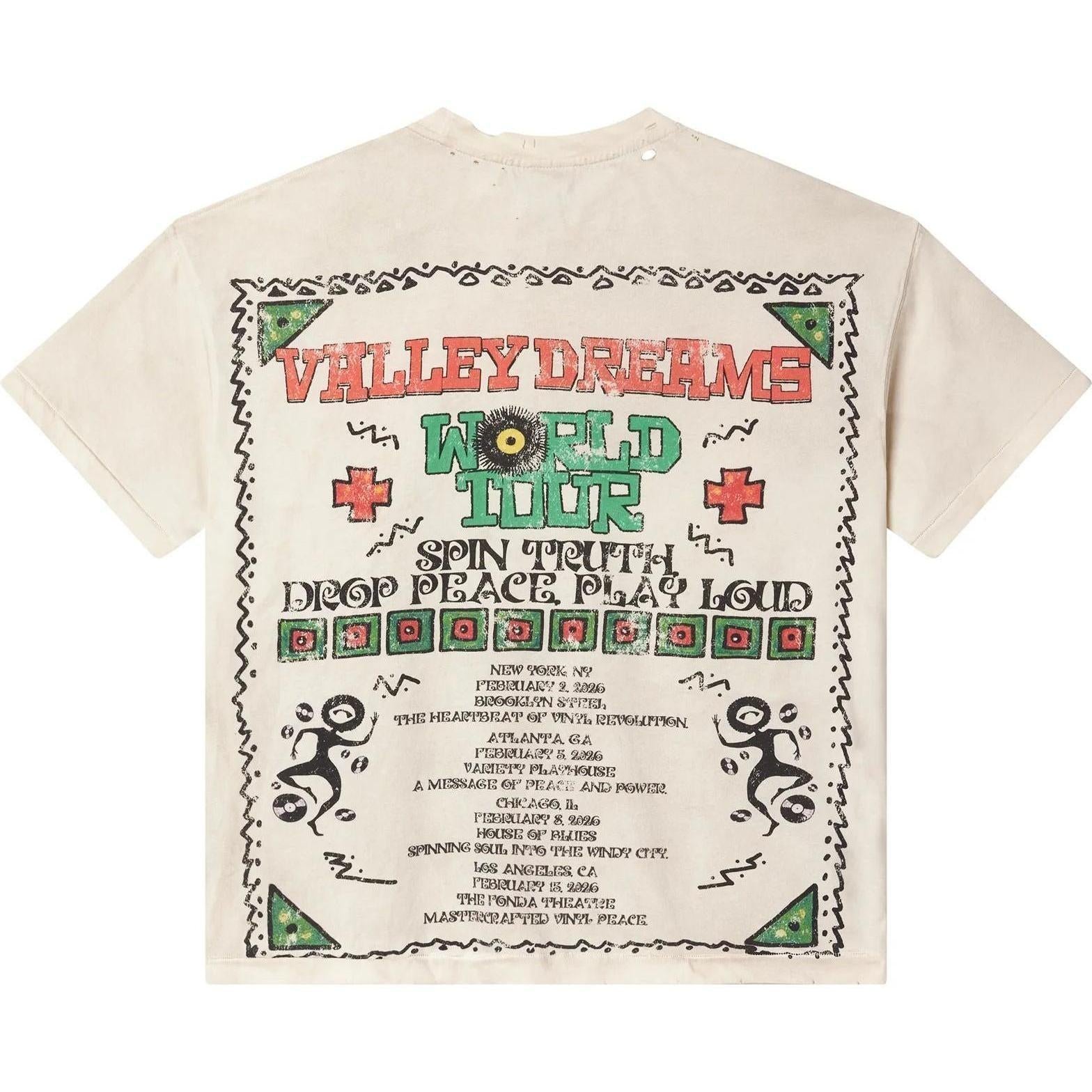 Vale Forever Chaos Bling T-Shirt Cream