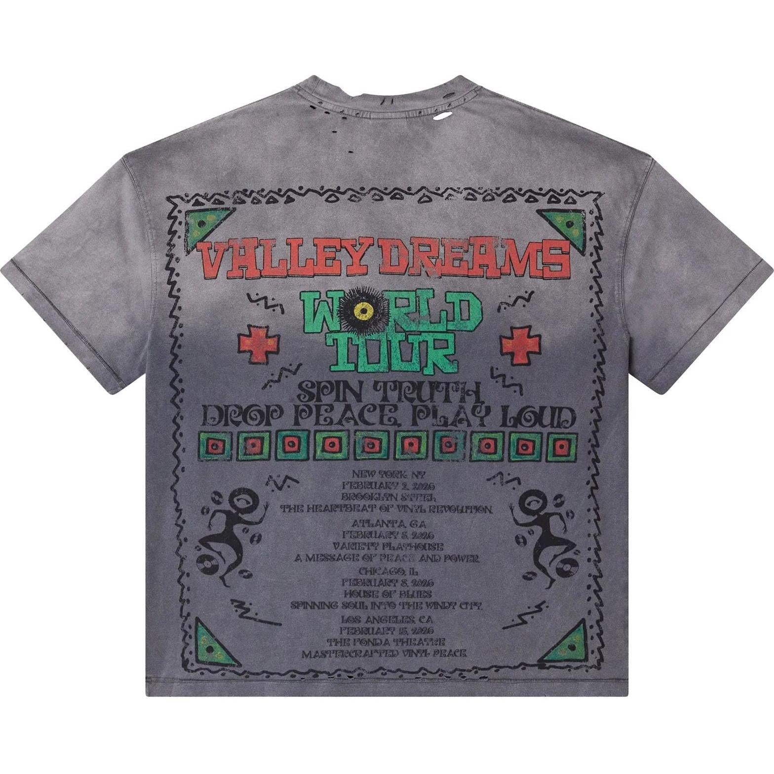 Vale Forever Chaos Bling T-Shirt Faded Black