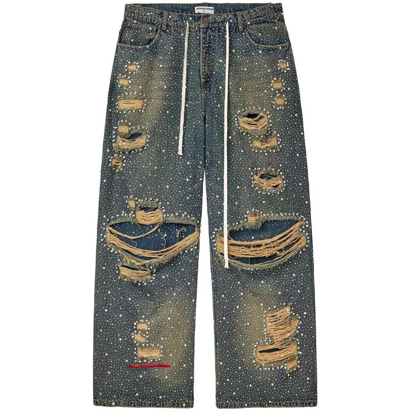 Vale Forever Iced Out Denim Blue