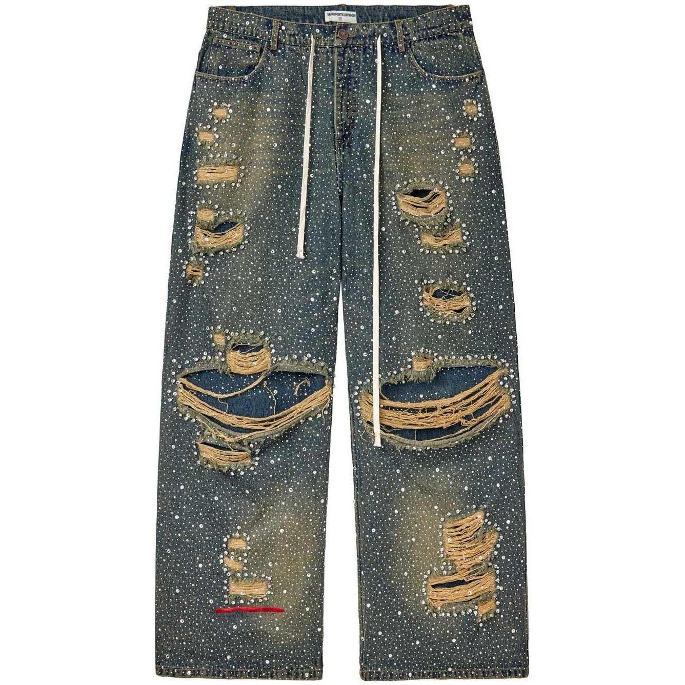 Vale Forever Iced Out Denim Blue