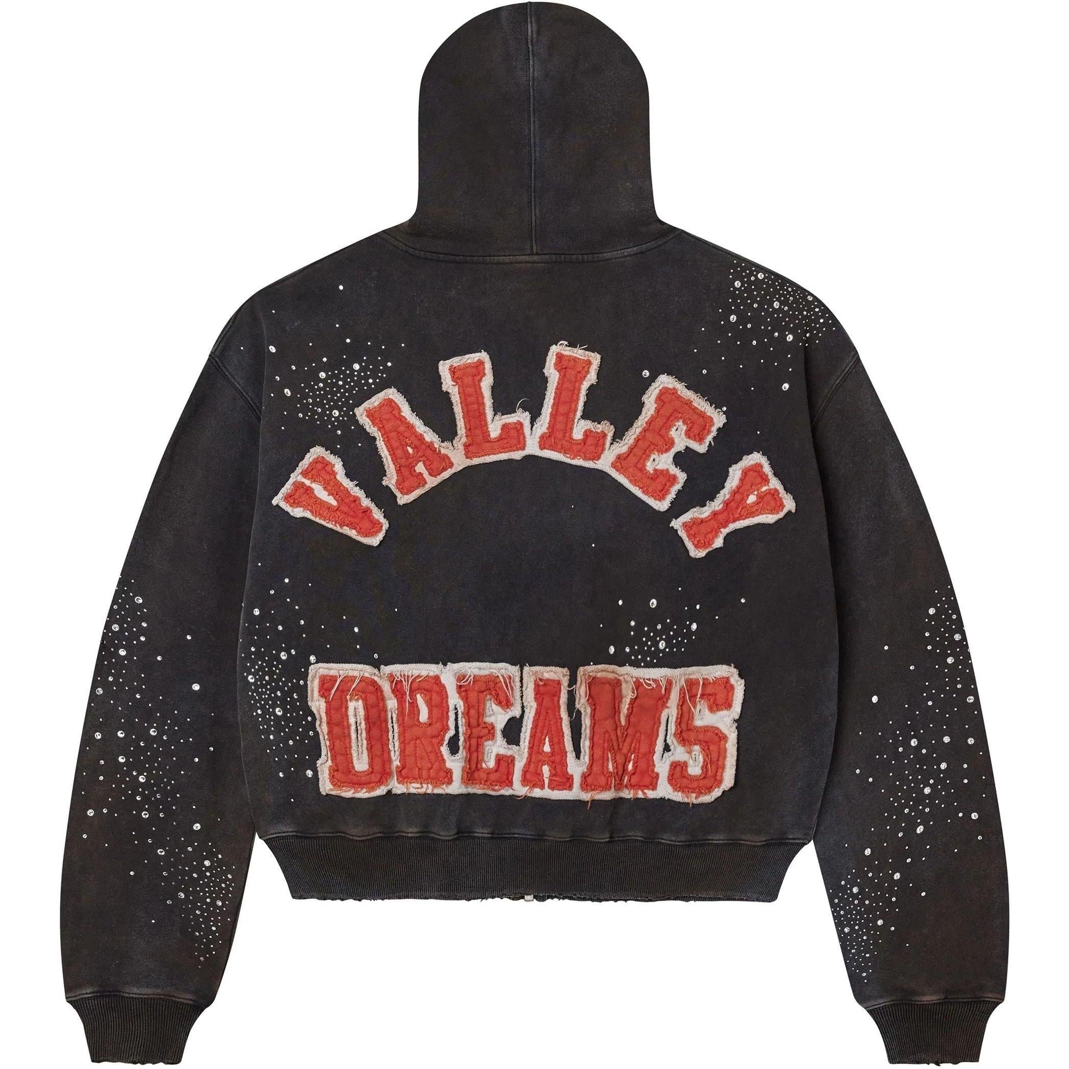 Vale Forever Pluto Clustered Zip Up Hoodie Black