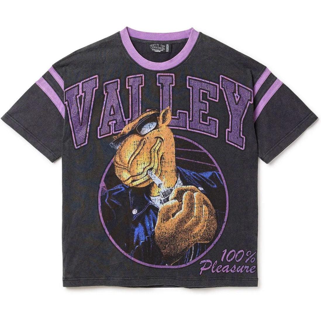 Vale Forever Purple Rays Bling T-Shirt Black