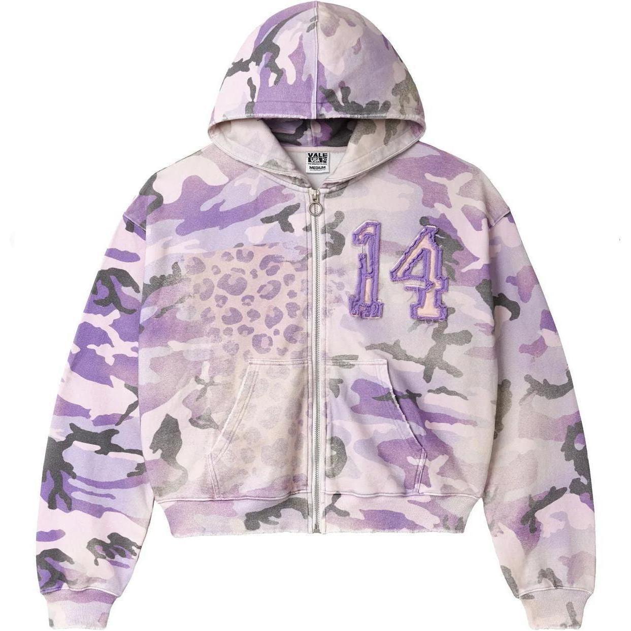 Vale Forever Purple Wayne Zip Up Hoodie