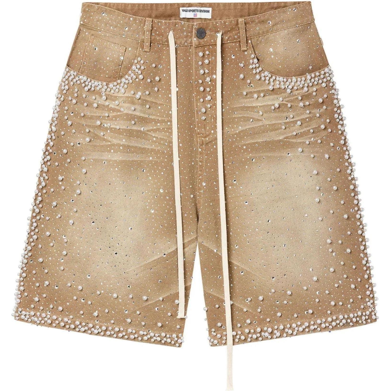 Vale Forever Sand Storm Jean Shorts Tan