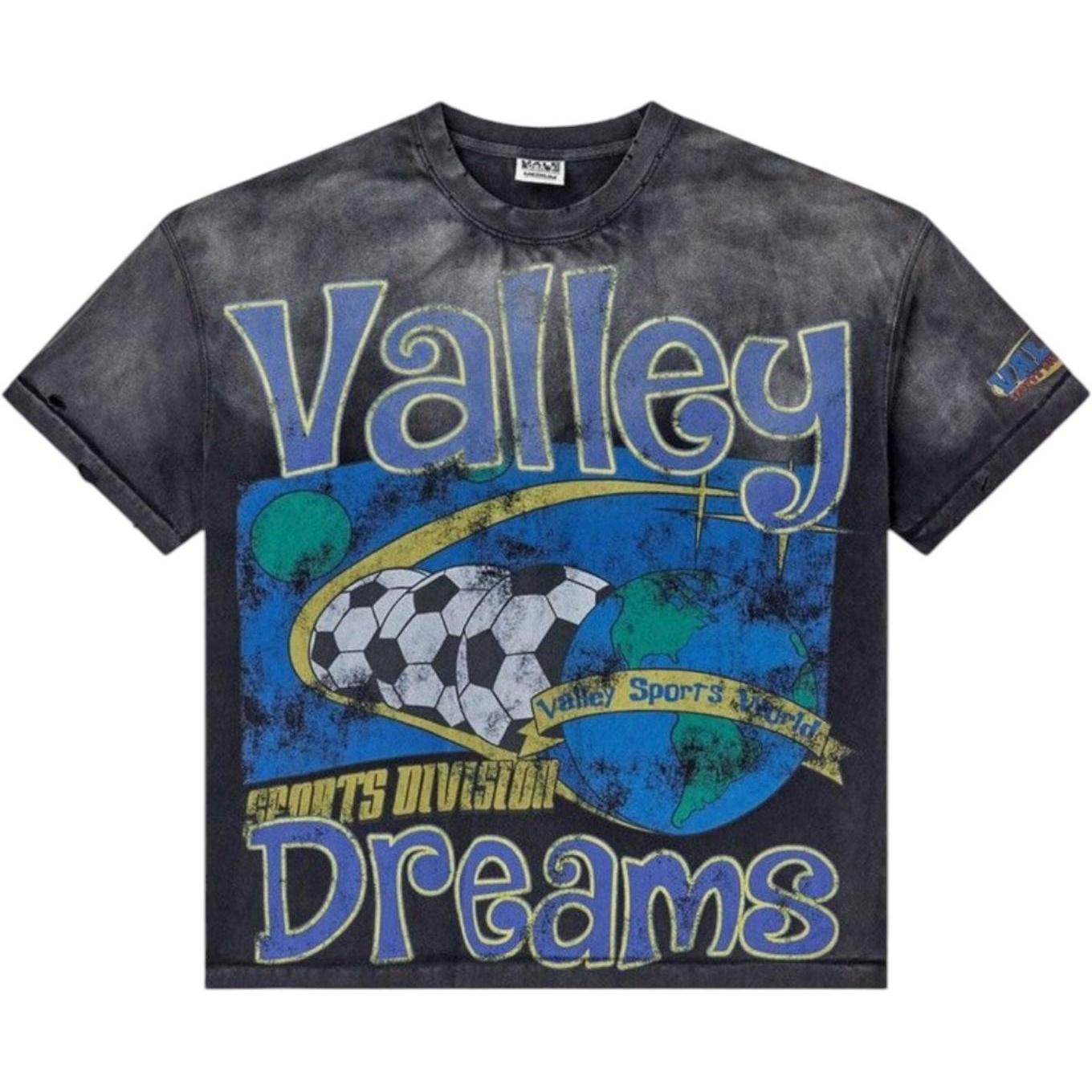 Vale Futball Tee Washed Black