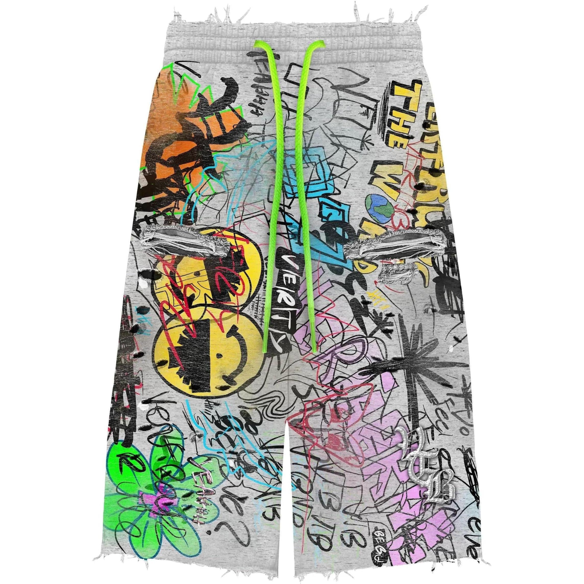 Vertabrae Detention Graffiti Shorts