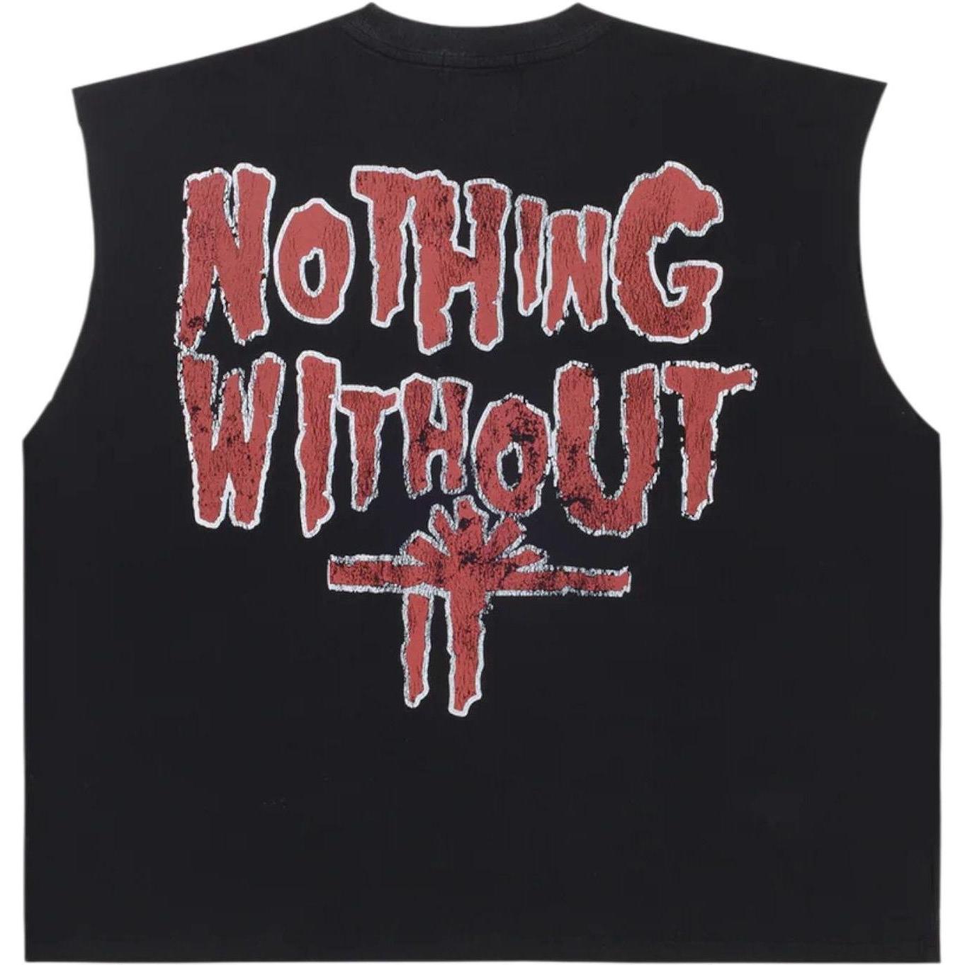 Vertabrae Fever Tank Top Black