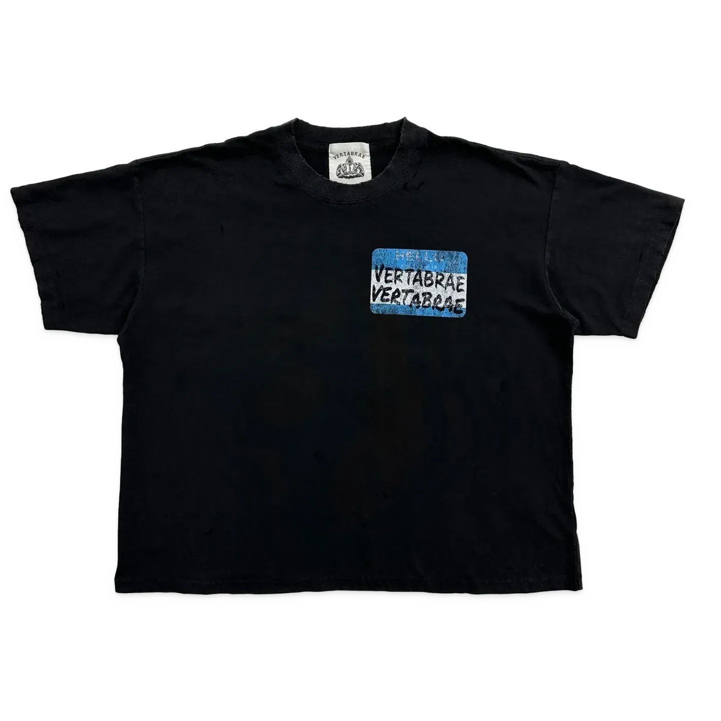 Vertabrae Hello My Name Is Vert T-Shirt Black
