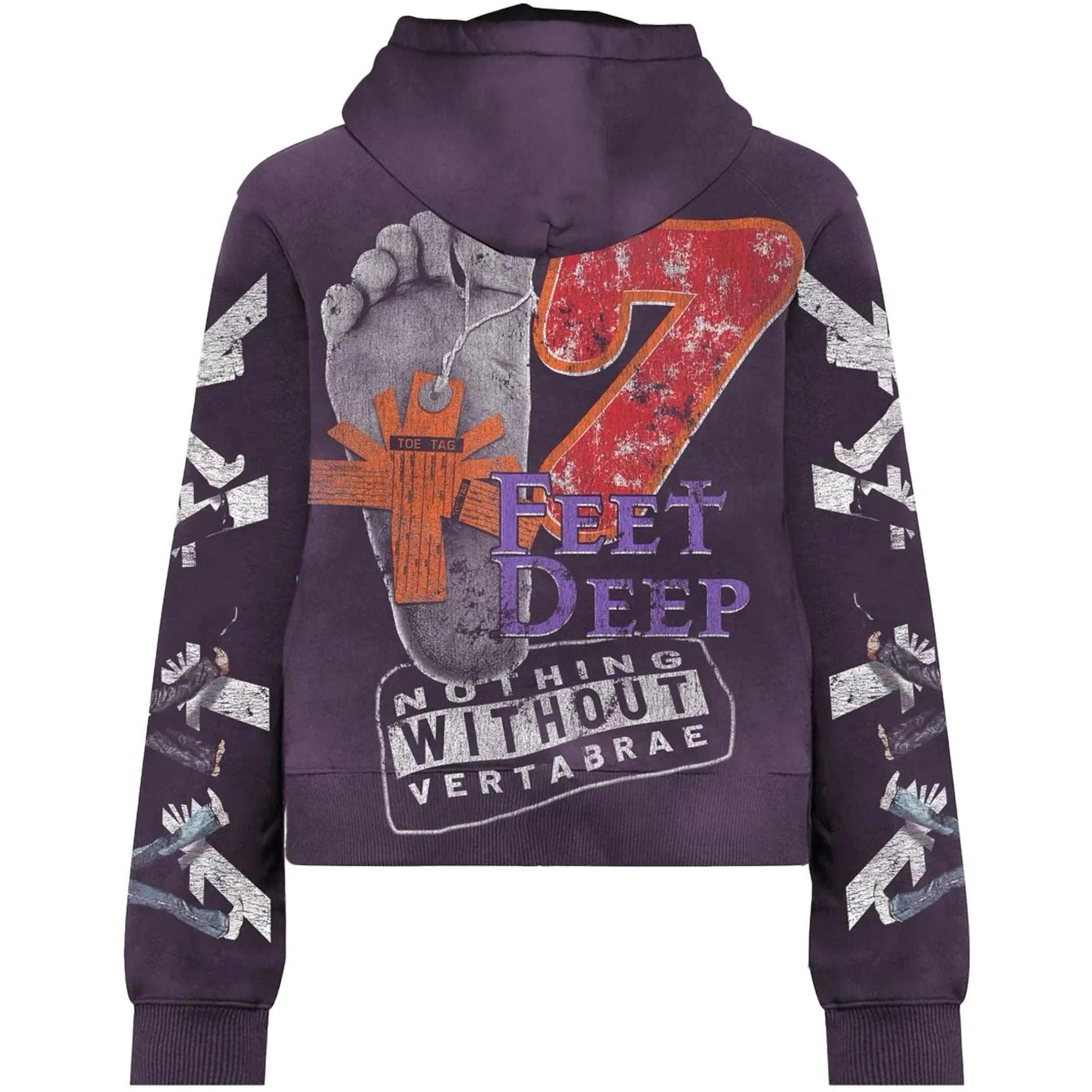 Vertabrae Muse Zip Up Hoodie Purple