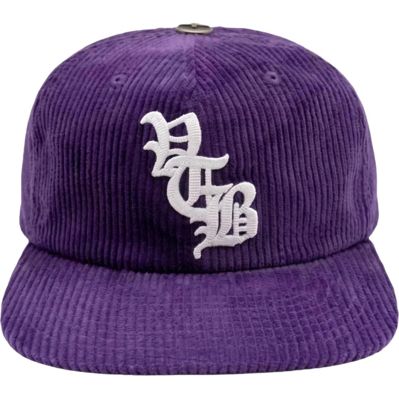 Vertabrae Purple Corduroy Snapback