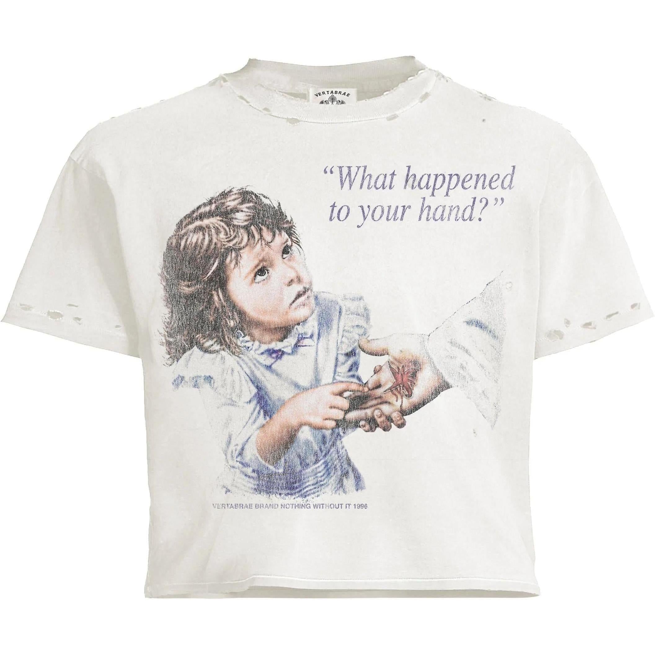 Vertabrae What Happened T-Shirt White