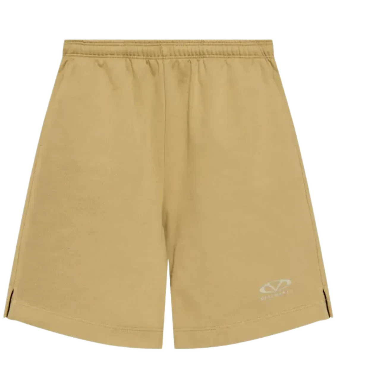 Vetements Oval Logo Shorts Neutrals