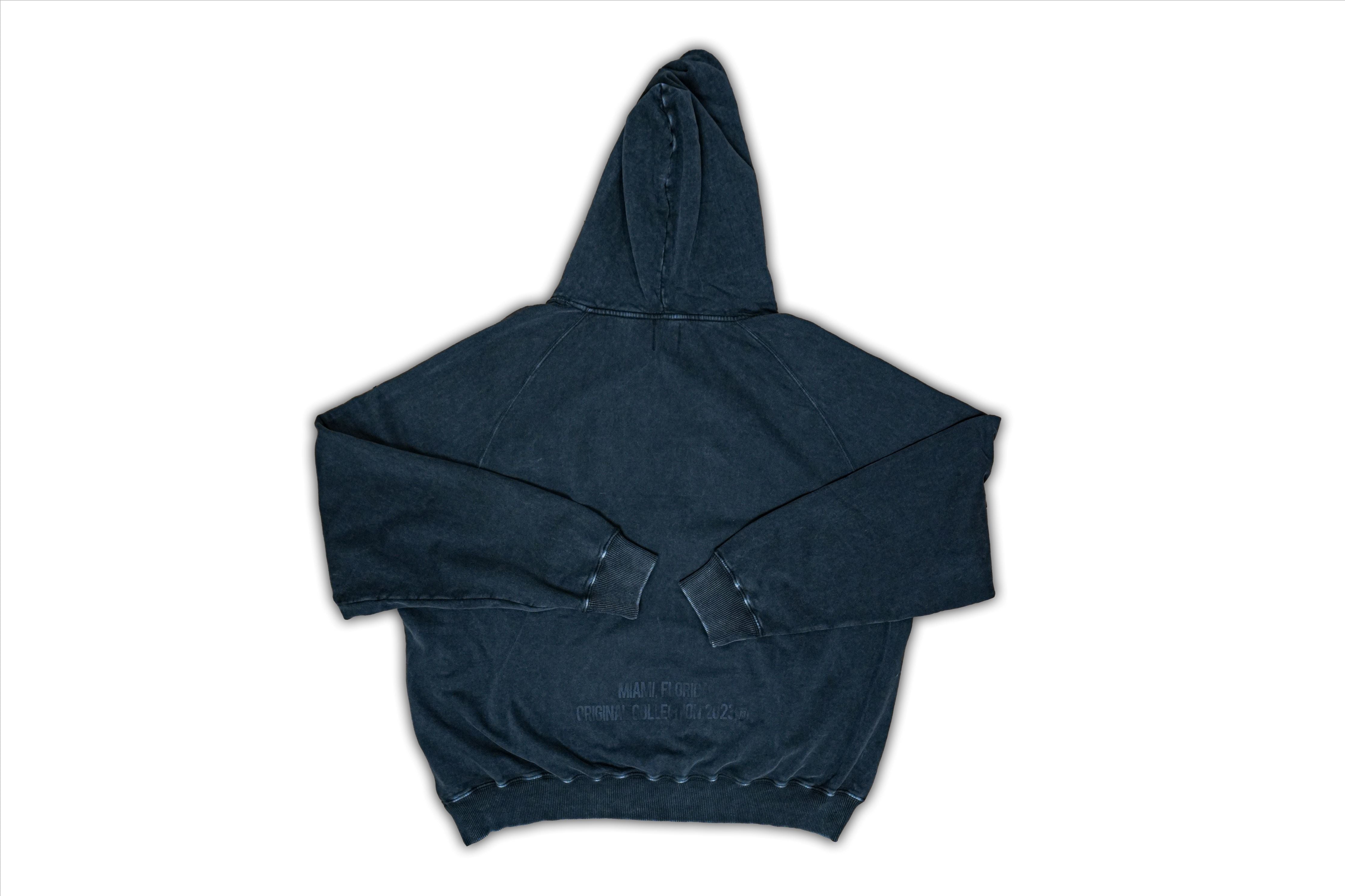 HŸP Hoodie Original Collection Washed Tonal Black