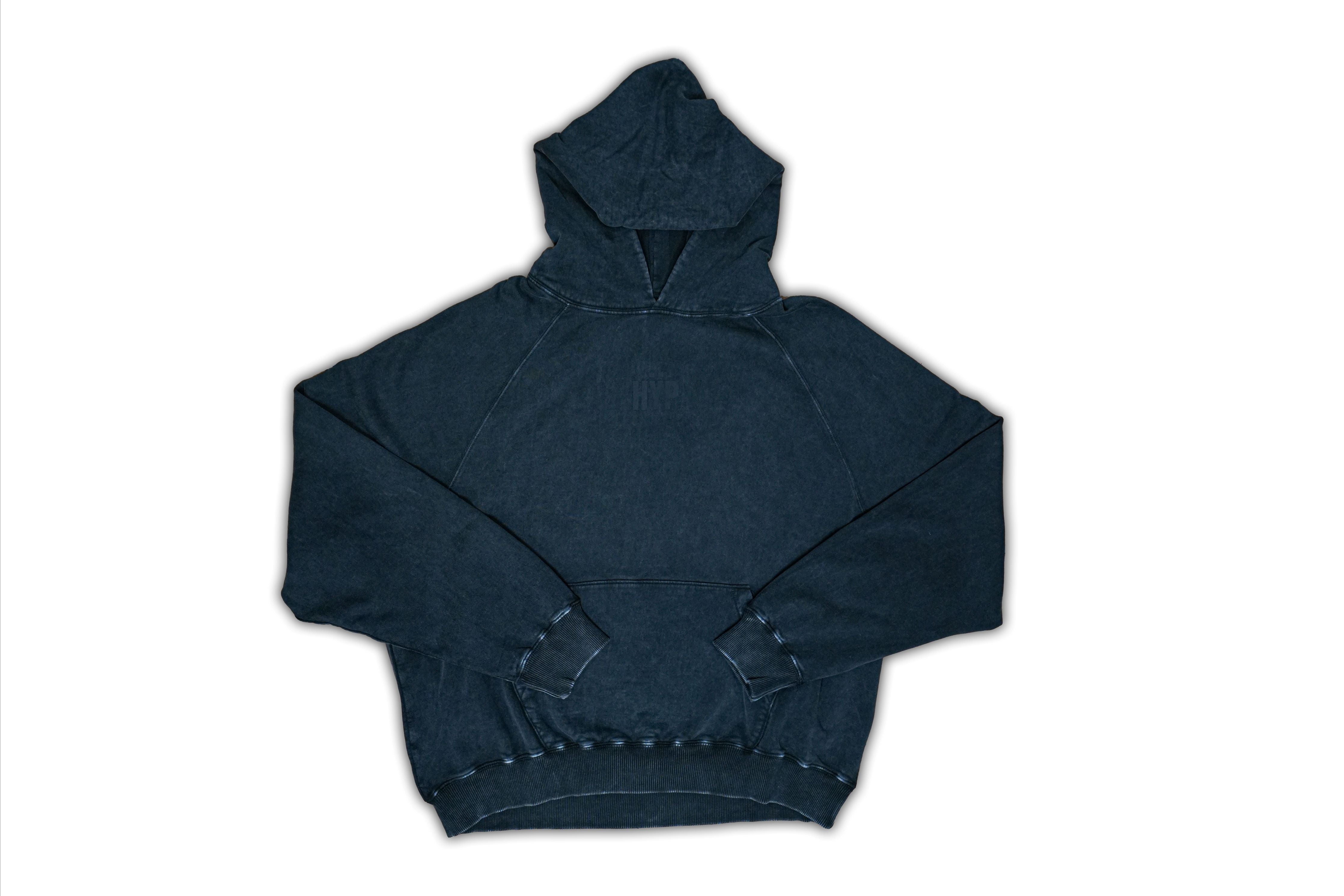 HŸP Hoodie Original Collection Washed Tonal Black