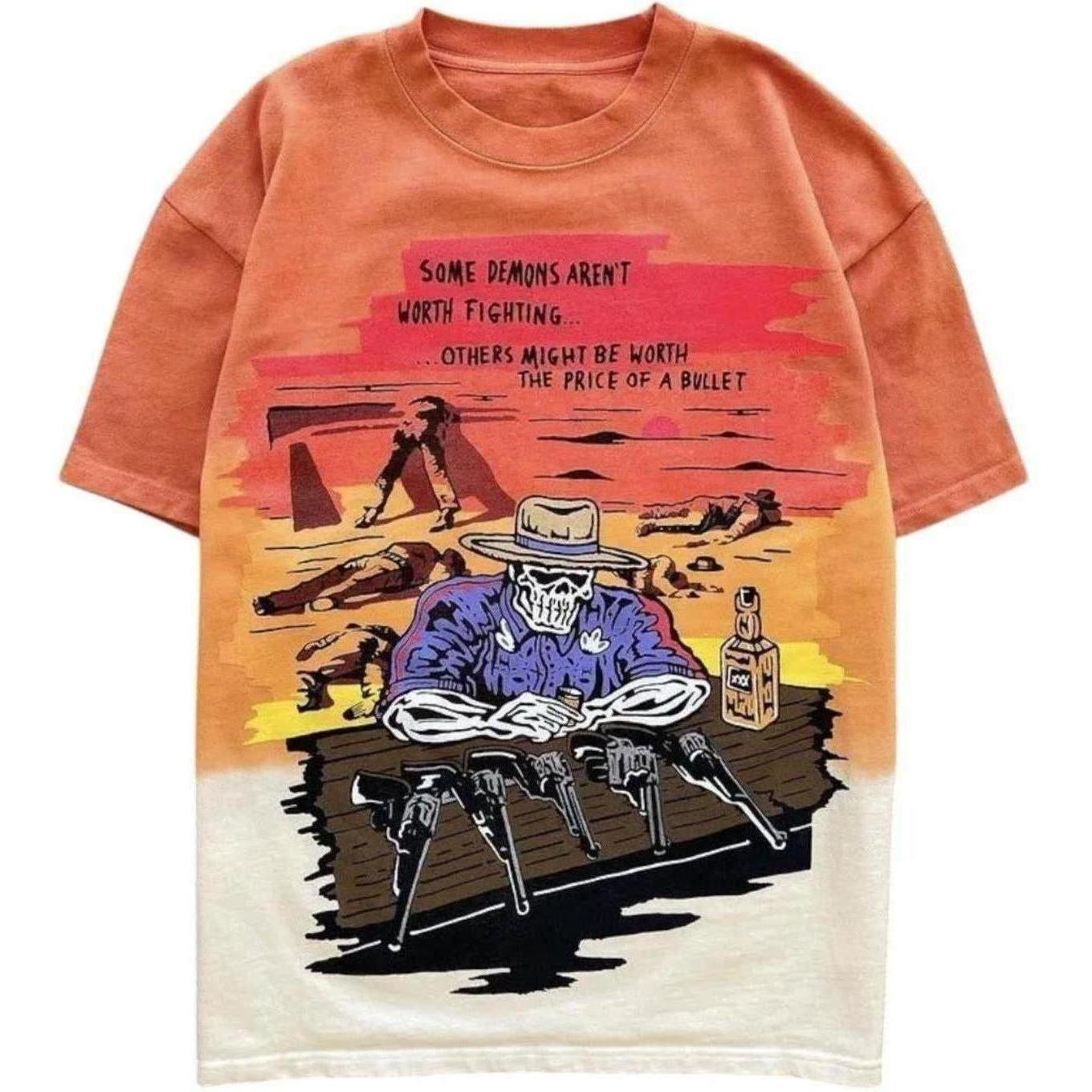 Warren Lotas Five Guns T-Shirt Tie Dye