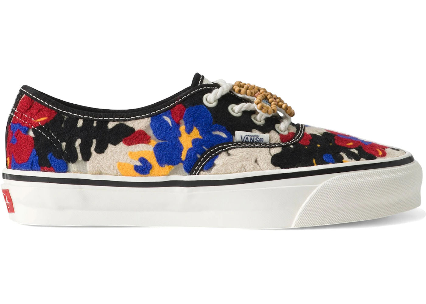 Vans Premium Authentic Needlework White Red Blue