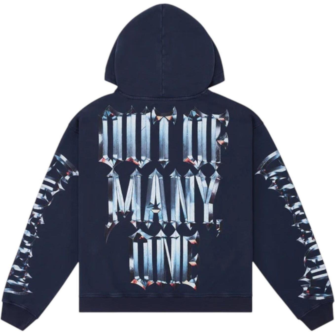 Godspeed Chrome Motto Hoodie Navy Wash