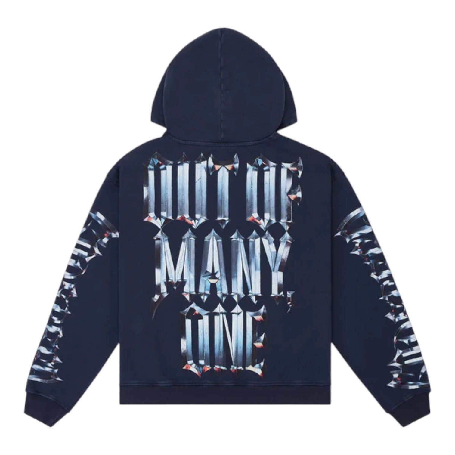 Godspeed Chrome Motto Hoodie Navy Wash
