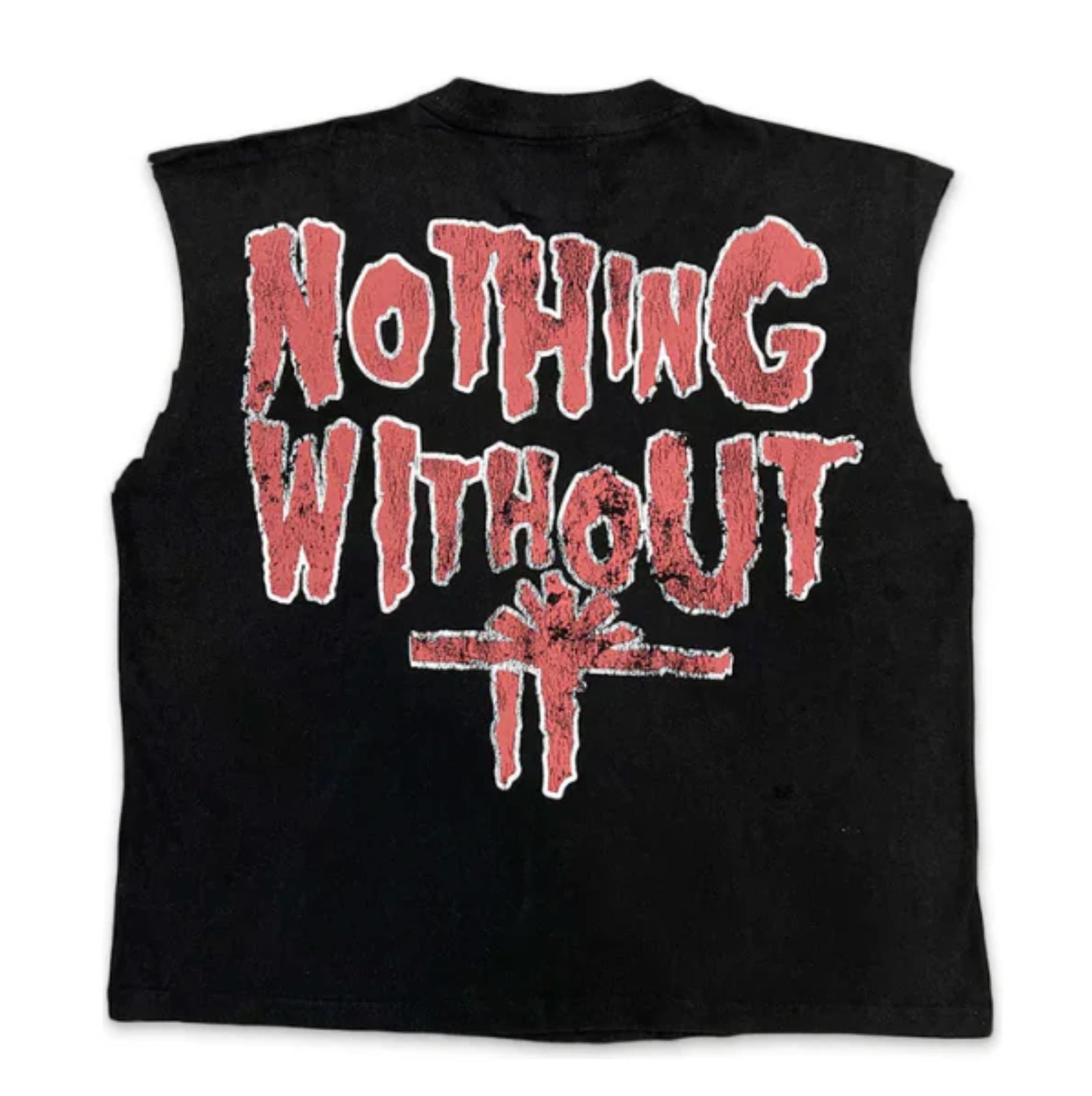 Vertabrae Fever Tank Top Black