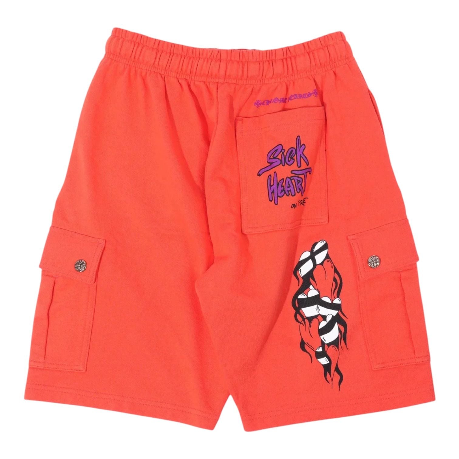 Chrome Hearts Matty Boy Cargo Sweat Shorts Orange