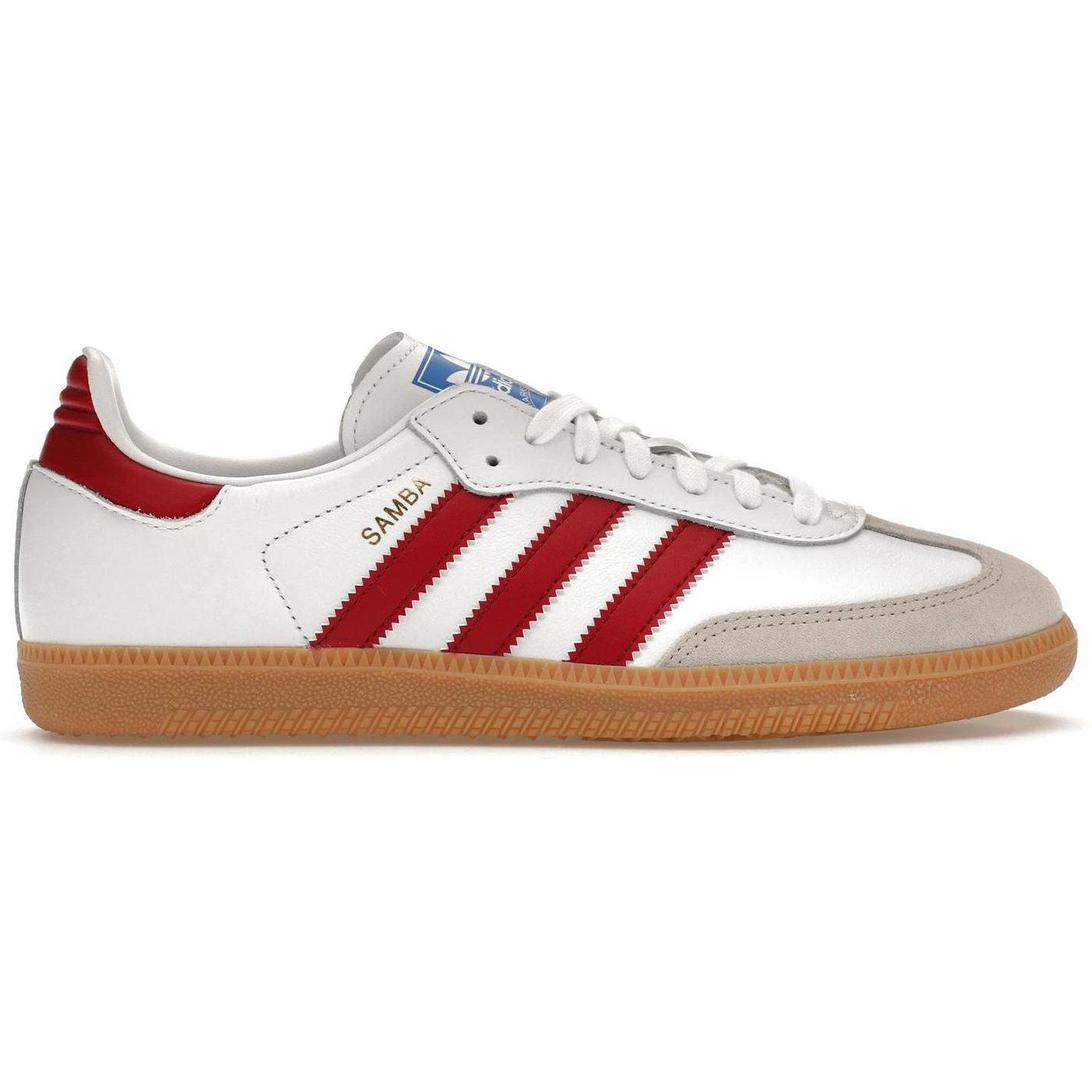 adidas Samba OG White Burgundy Gum