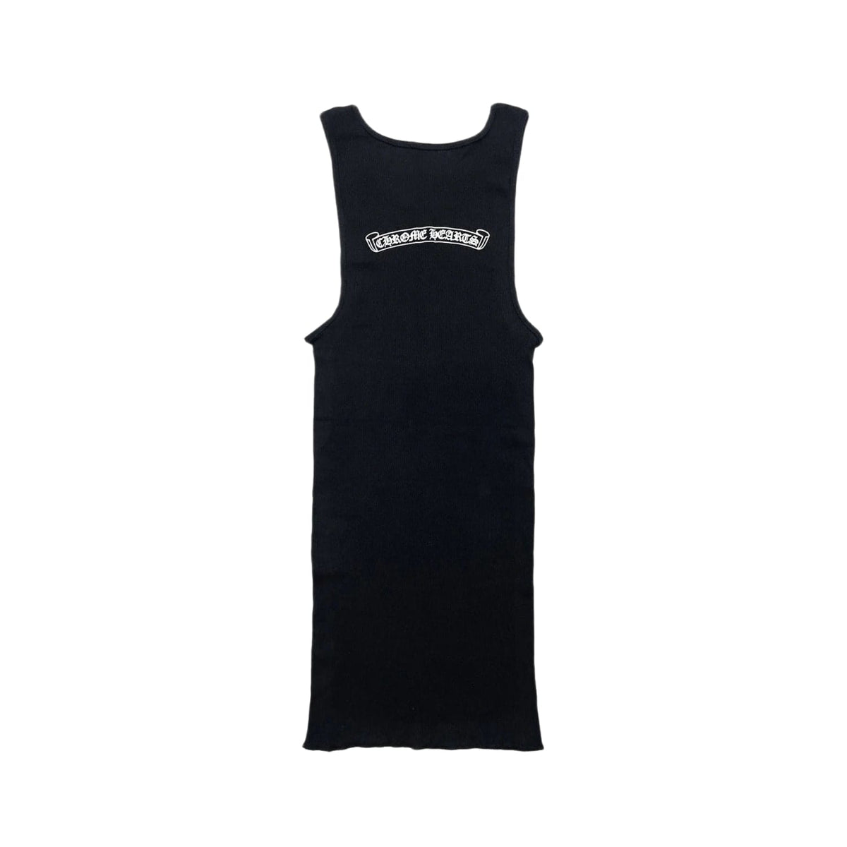 Chrome Hearts Neck Logo Scroll Tank Top Black