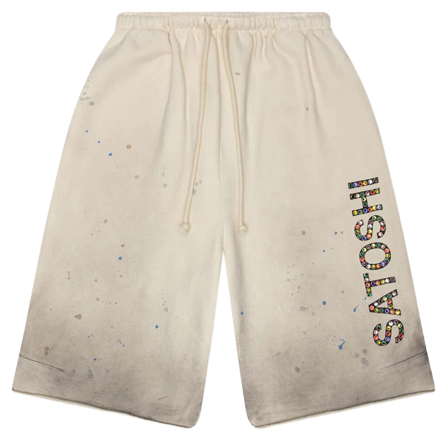 Satoshi Nakamoto Drifter Sweatshorts White