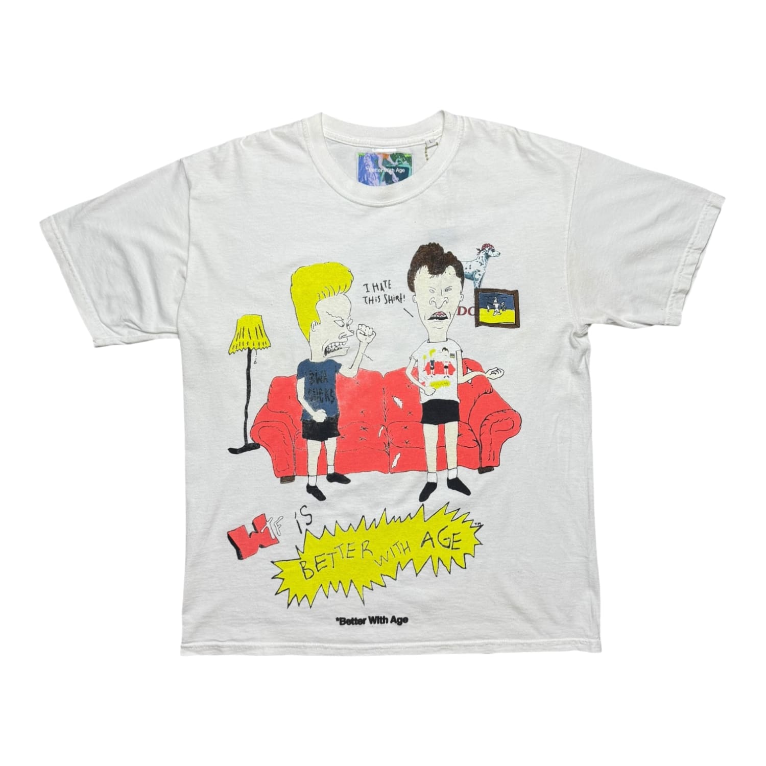 Better With Age Dumb Tee White
