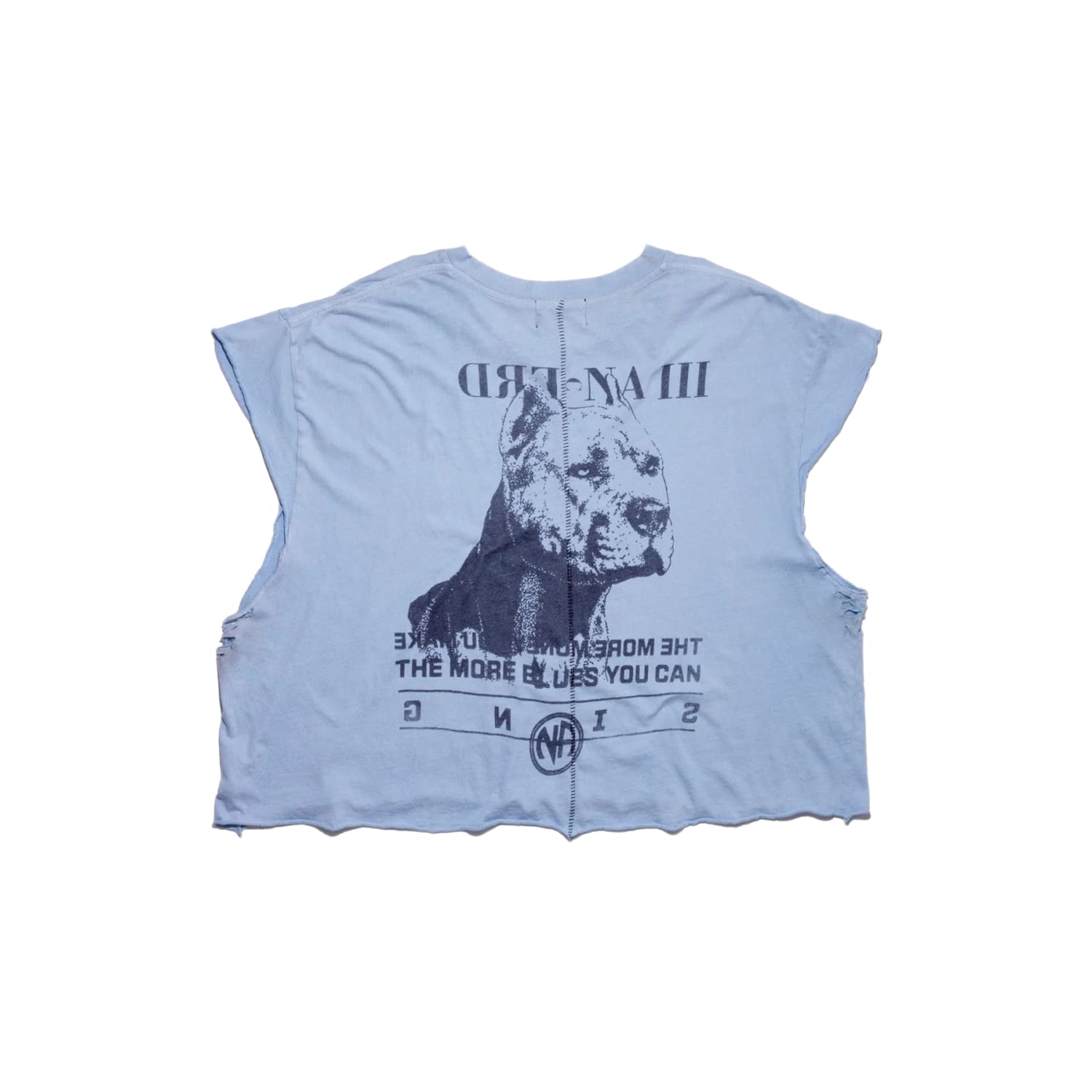Enfants Riches Déprimés Na Pitbull Cut-off T-shirt Light Blue