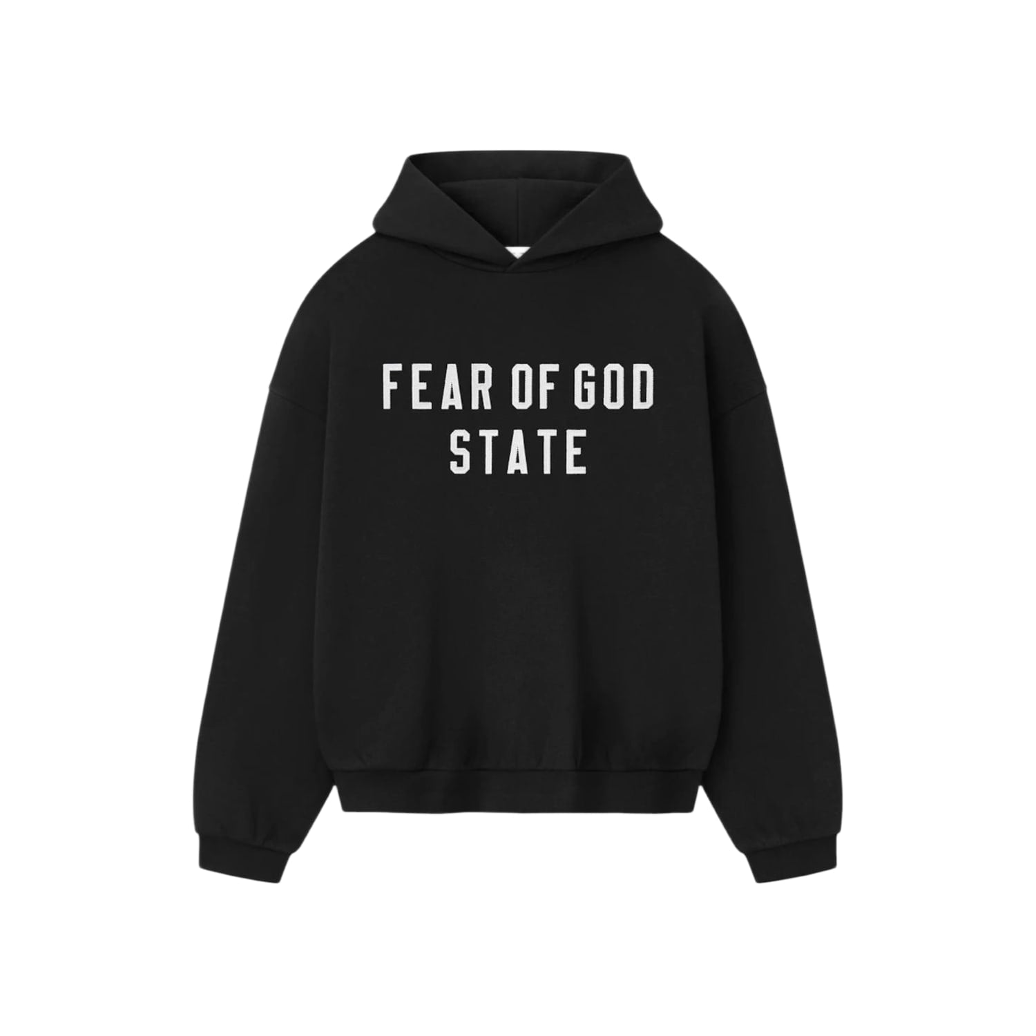 Fear of God Essentials 90's Fleece Hoodie Jet Black