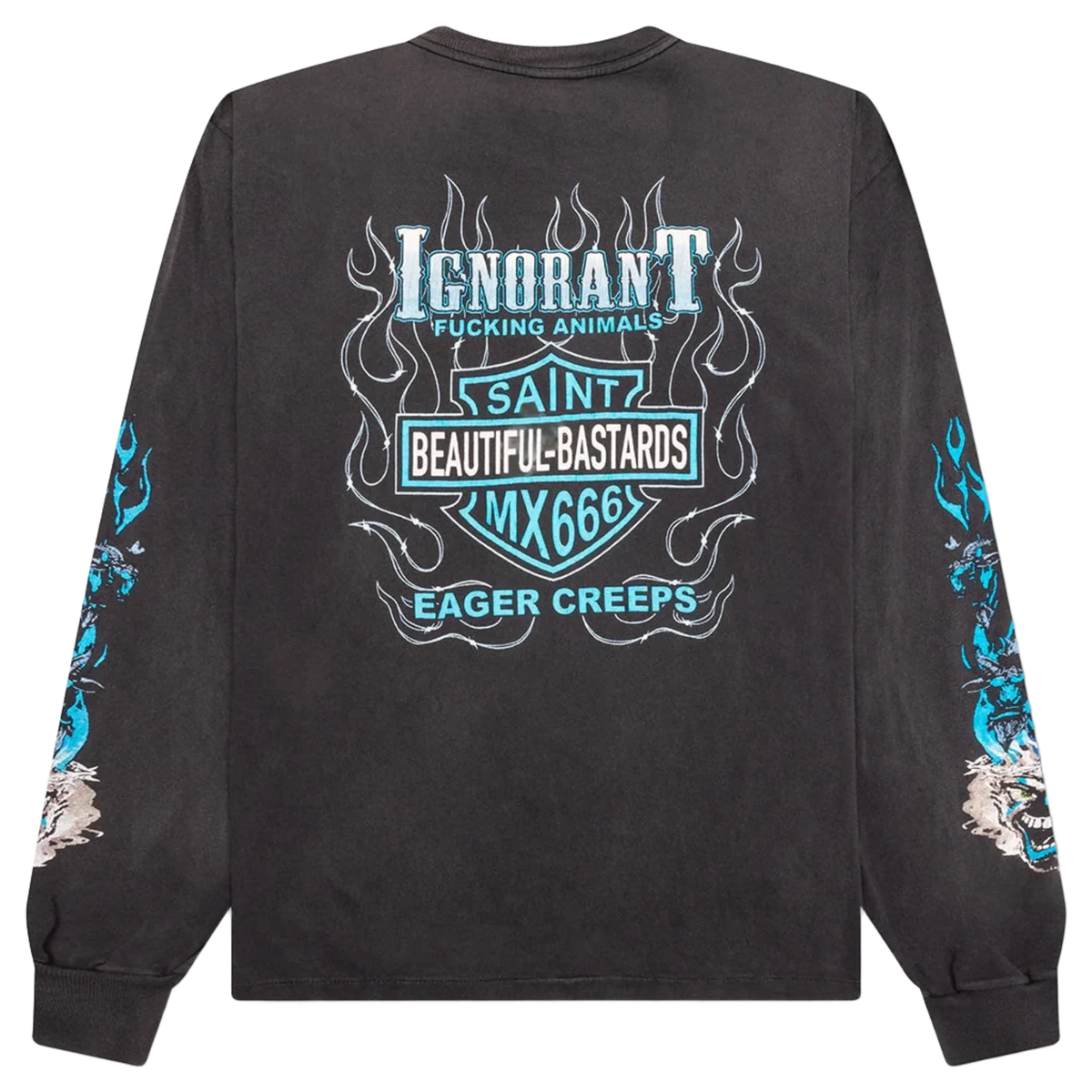 Saint Michael Beatiful Bastards L/S Black/Blue