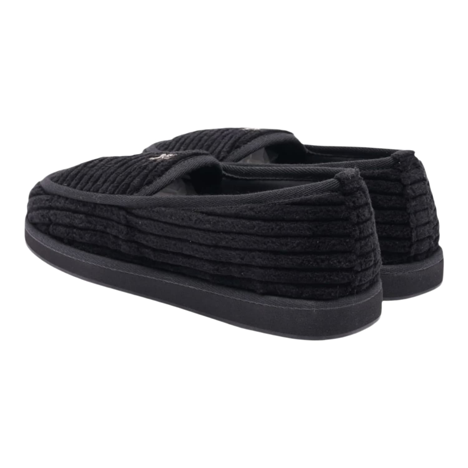 Chrome Hearts Black/Silver Dagger Loafer Slippers