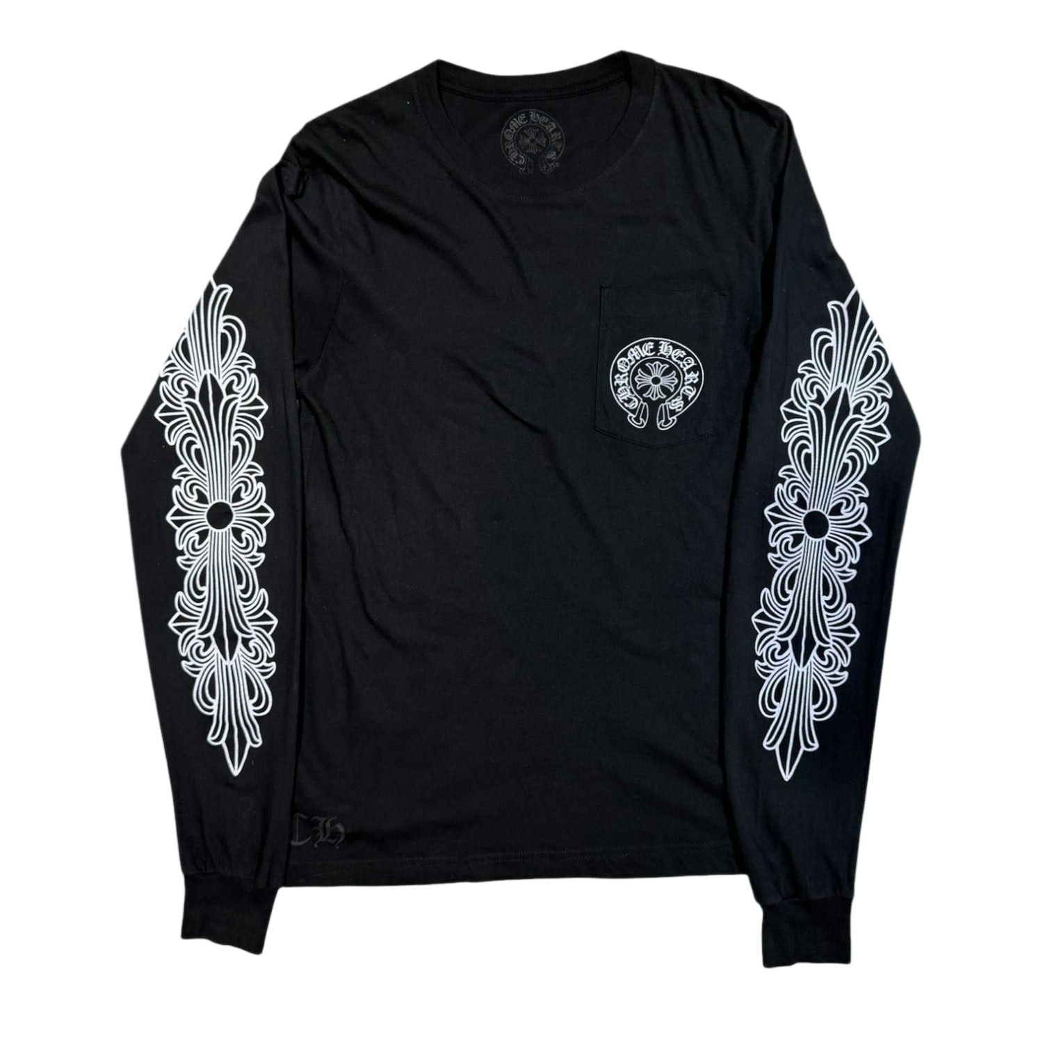 Chrome Hearts Las Vegas Floral Exclusive L/S T-shirt Black