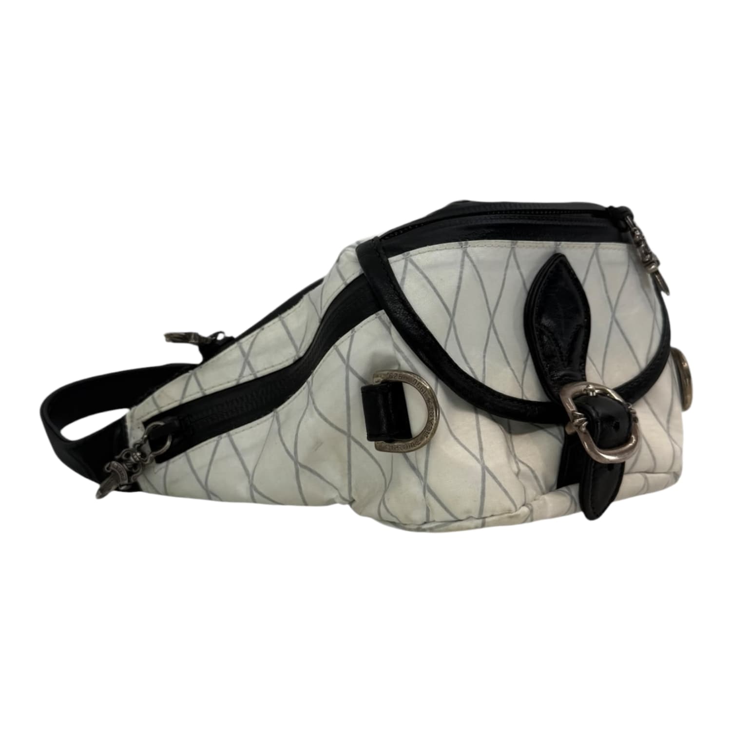 Chrome Hearts White Nylon Snat Bag Mini