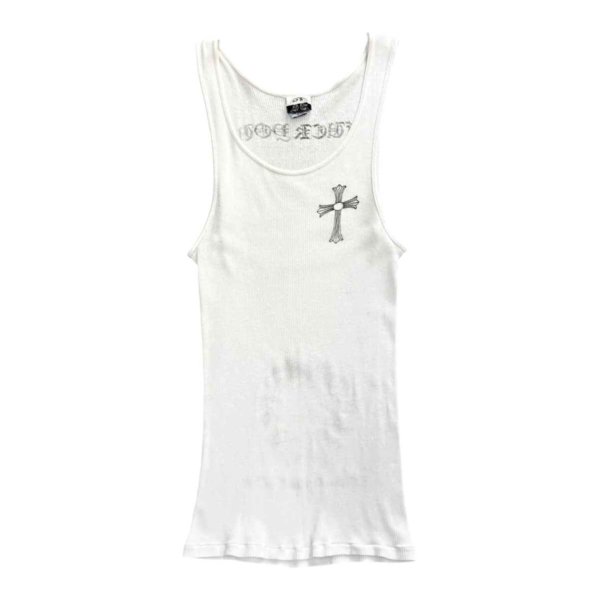 Chrome Hearts Vintage Los Angeles Exclusive Fuck You Tank Top White